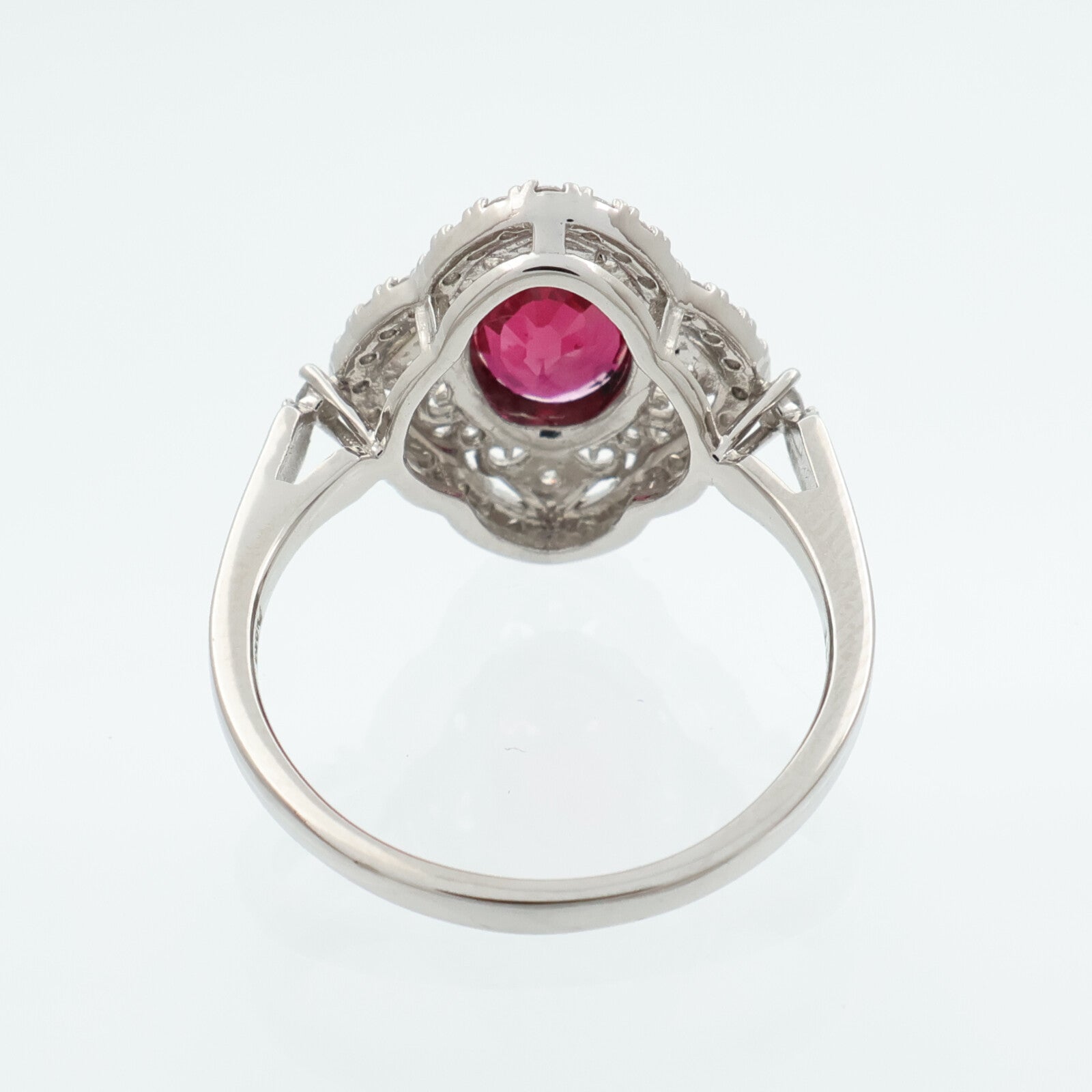 JEWELRY PT950鉑金/紅寶石Ruby鑽石戒指