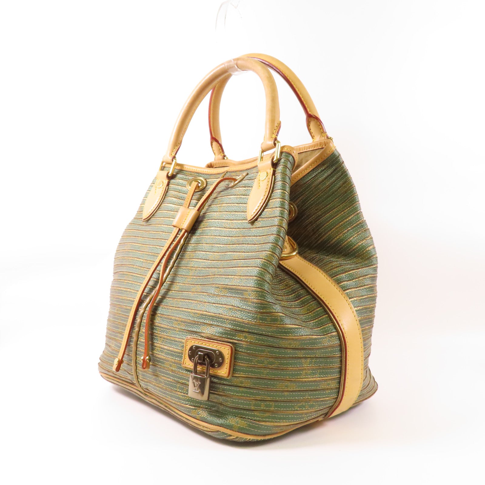 LOUIS VUITTON LV GHW Eden Neo 2 Way Bag M40355 Monogram Eden Green/Gold/Brown