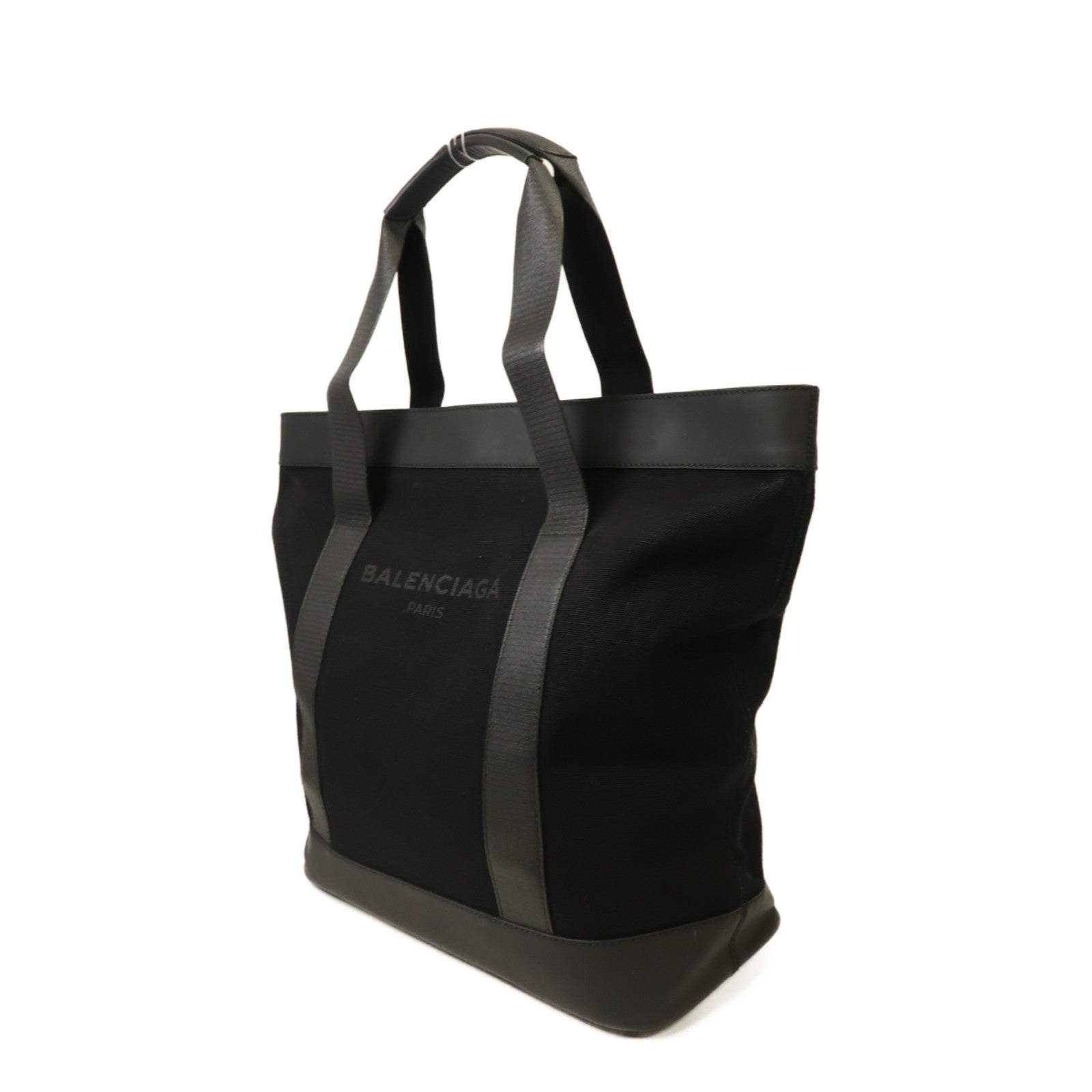 BALENCIAGA 【激減優惠】帆布Tote Bag銀扣手挽袋黒色