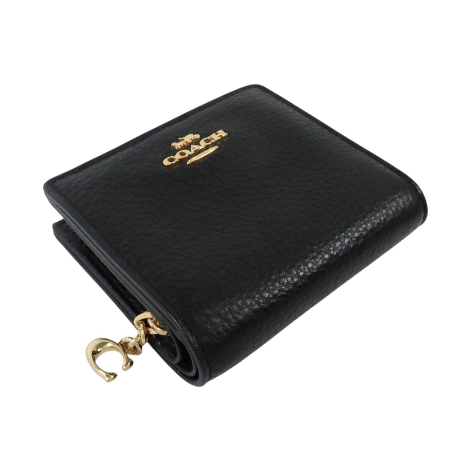 COACH 牛皮皮革Wallet金扣錢包