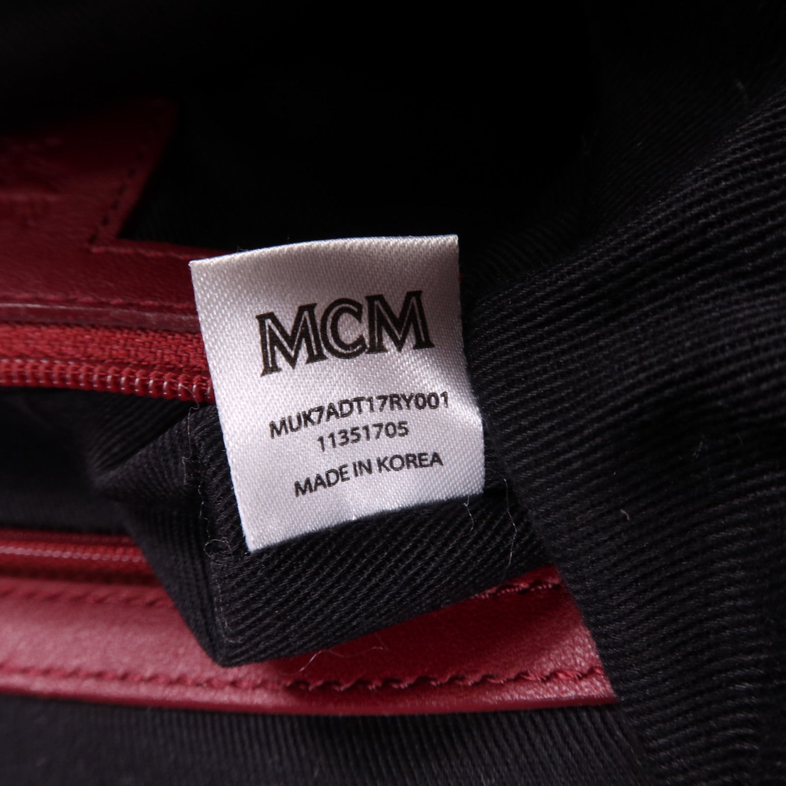 MCM 尼龍Backpack銀扣背包