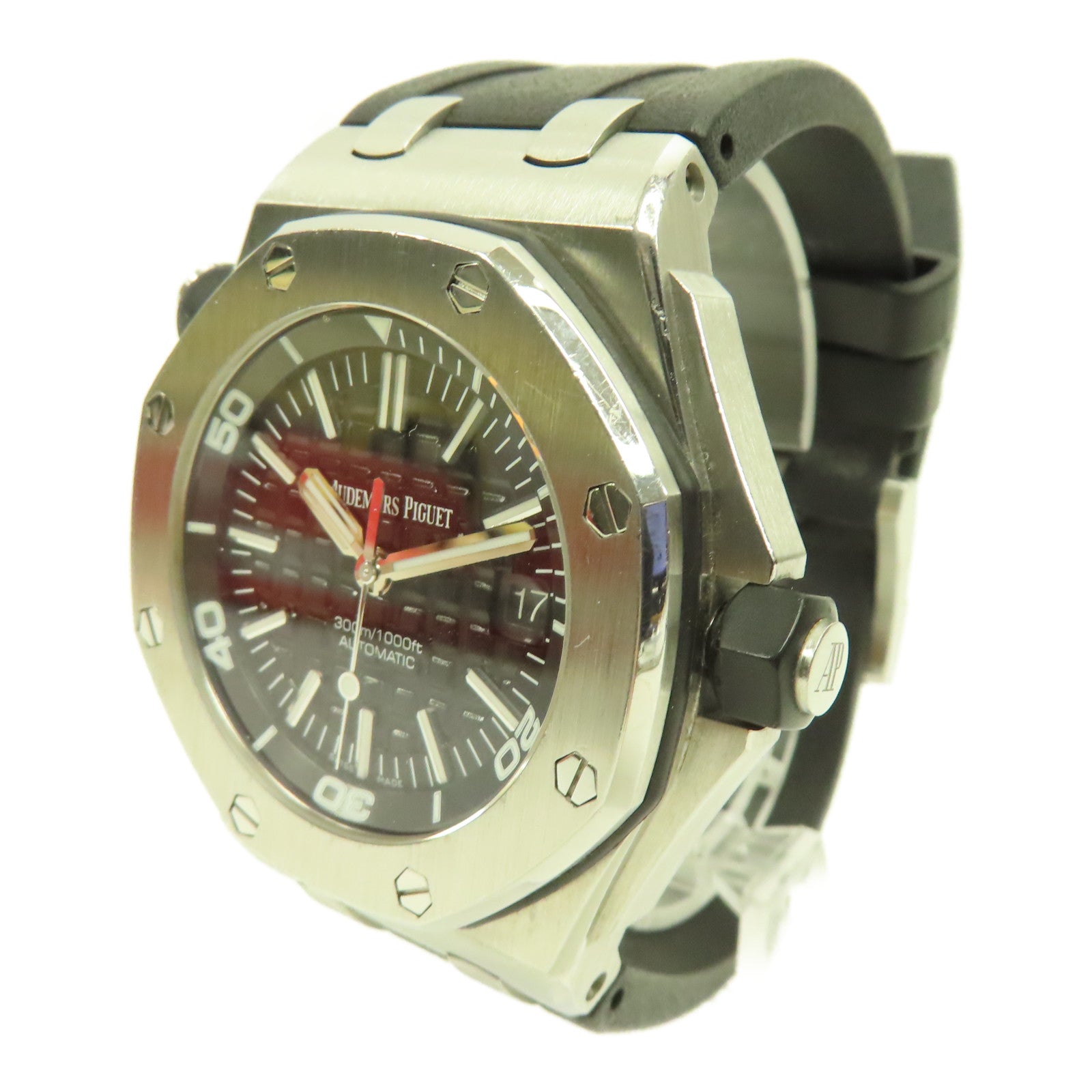 AUDEMARS PIGUET Royal Oak不鏽鋼手錶自動機芯黑色