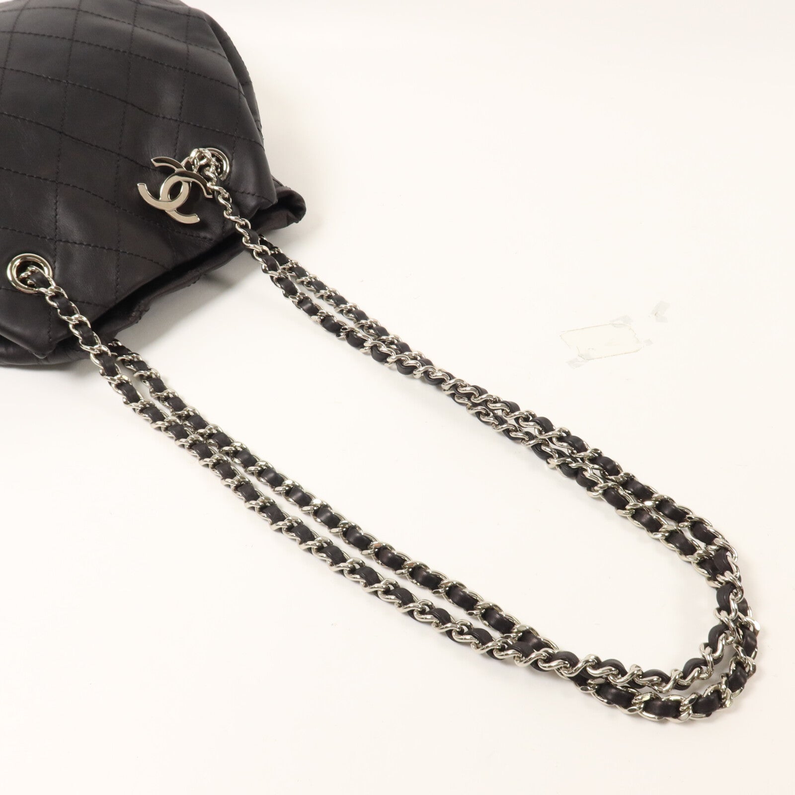 CHANEL 牛皮皮革Chain Shoulder鏈帶肩背袋