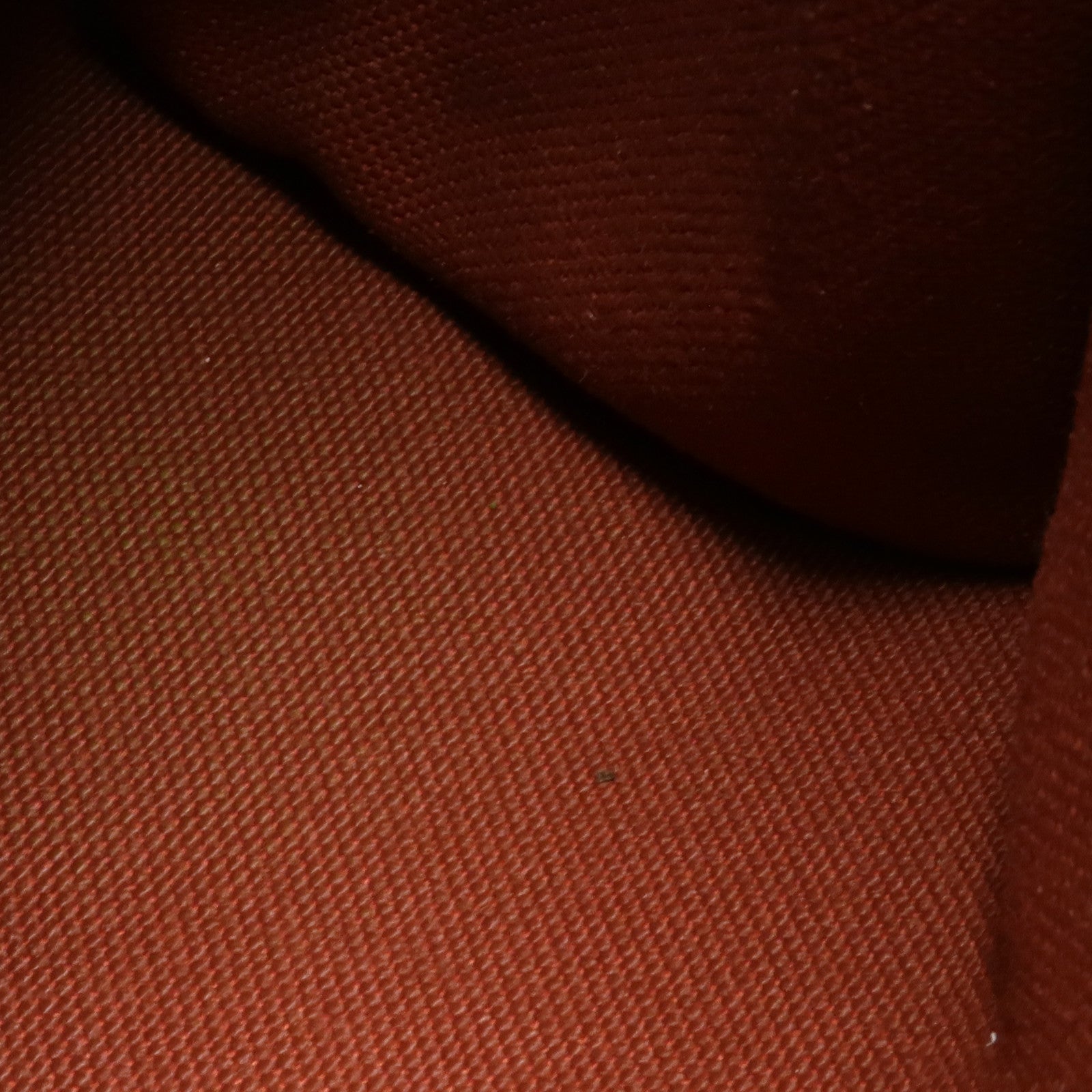HERMES 帆布/皮革Herbag PM銀扣手挽肩背兩用袋Rouge Garance