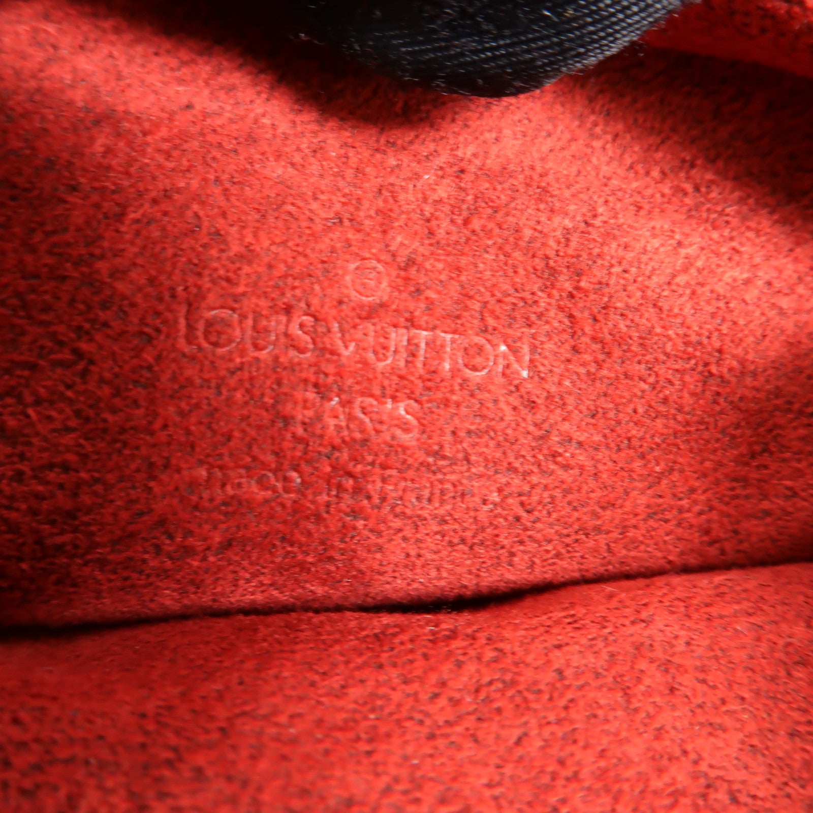 LOUIS VUITTON Monogram Particion金扣手拿包棕色
