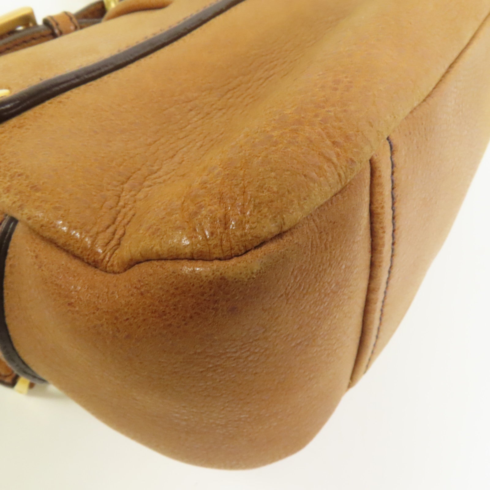 PRADA 牛皮皮革Shoulder Bag金扣肩背袋