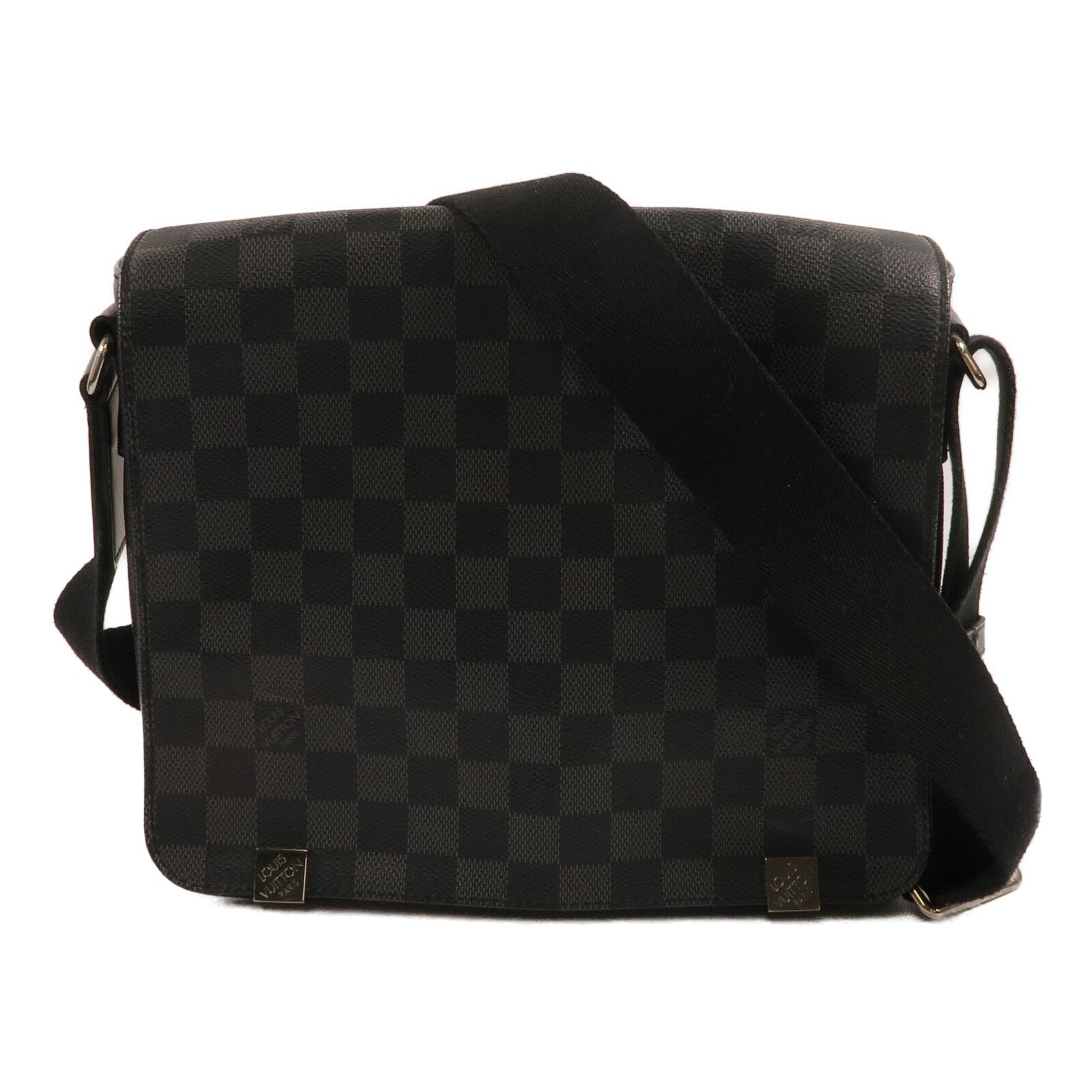 LOUIS VUITTON Damier Graphite Distrist PM肩背袋