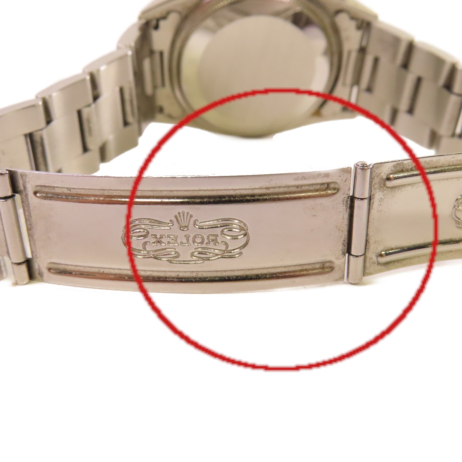 ROLEX Air King Watch不鏽鋼自動機芯手錶藍色/銀色