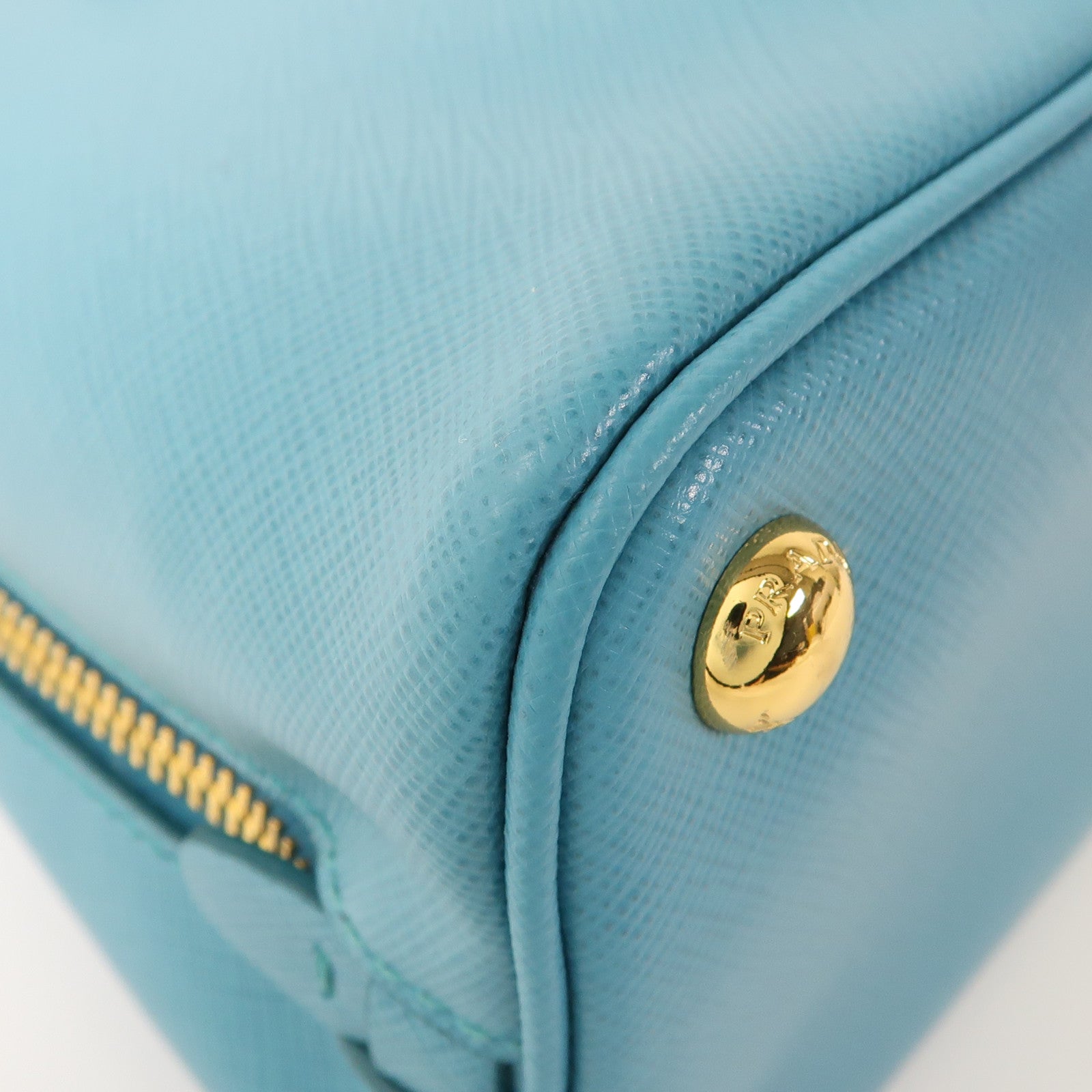 PRADA 牛皮皮革2 Way Shoulder金扣手挽肩背兩用袋