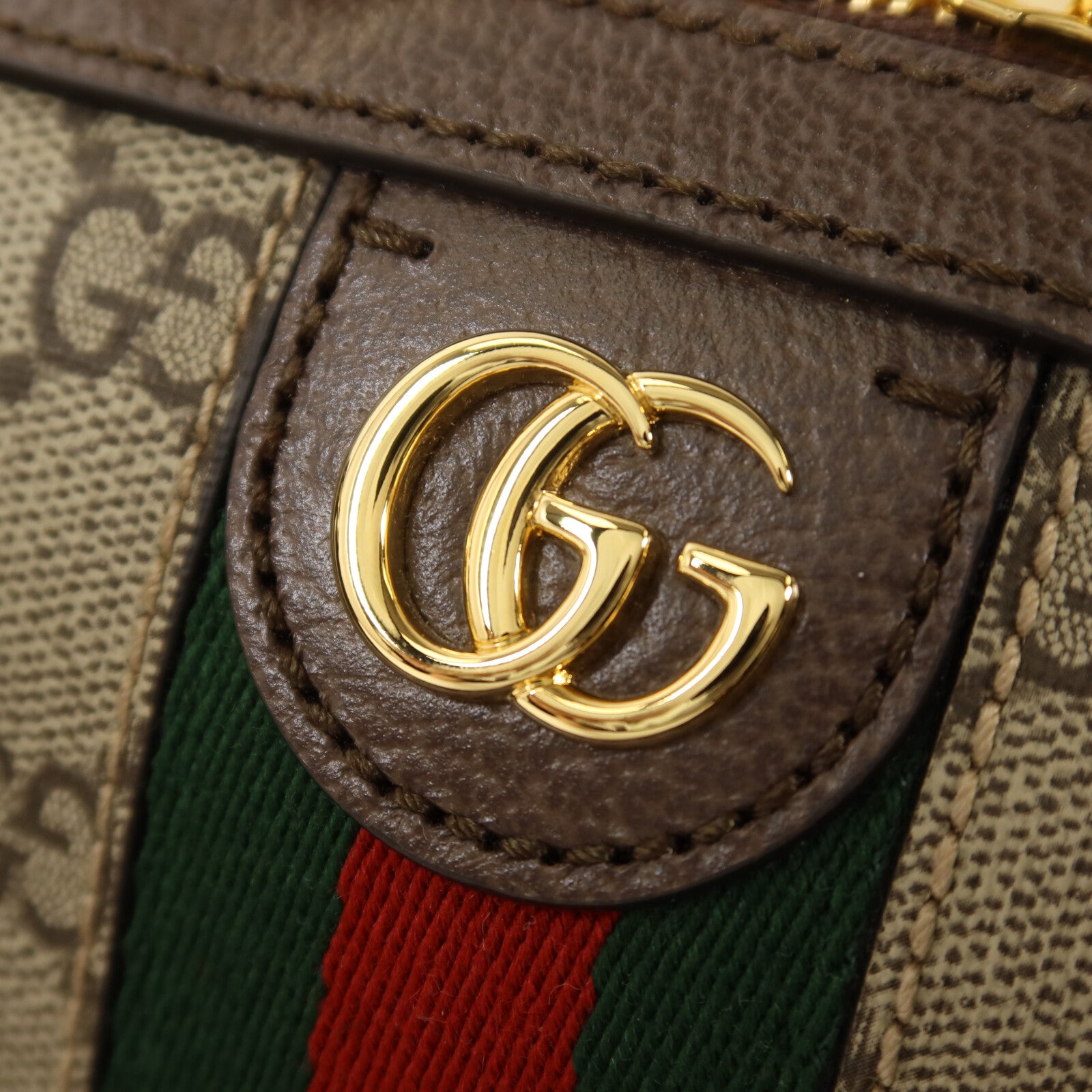 GUCCI 塗層帆布Ophidia GG手挽肩背兩用袋