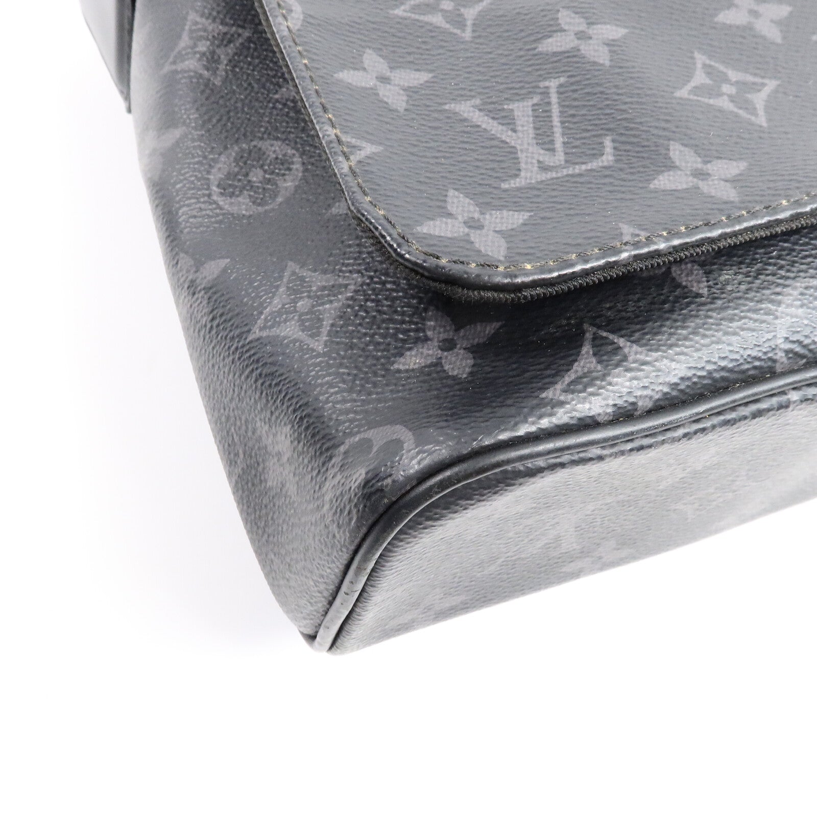 LOUIS VUITTON Monogram Eclipse District MM NM肩背袋