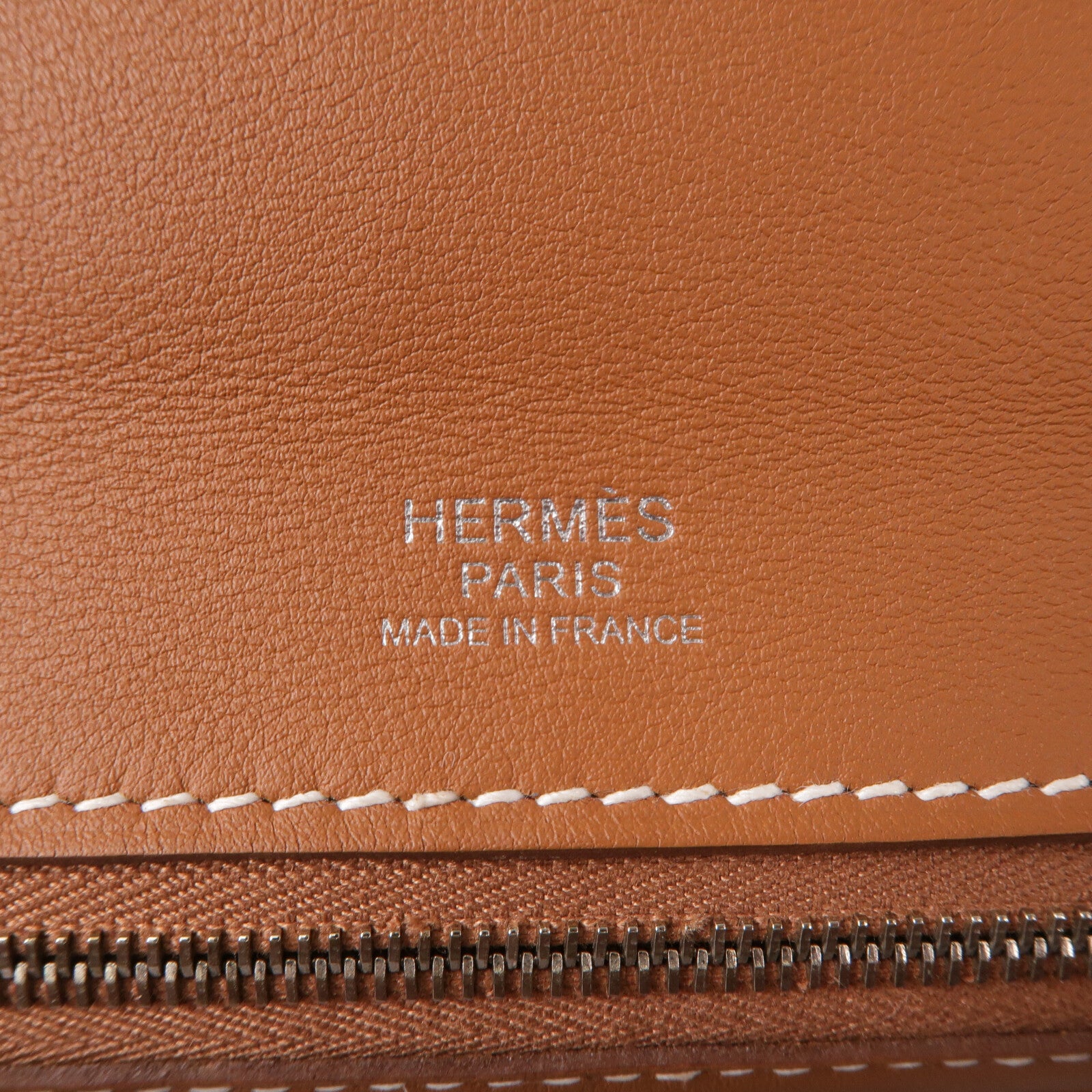 HERMES Barenia皮革24/24 35CM手挽袋Gold