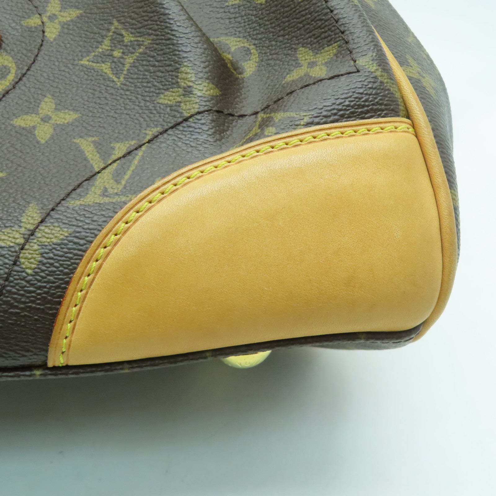 LOUIS VUITTON Monogram Beverly MM金扣肩背袋啡色