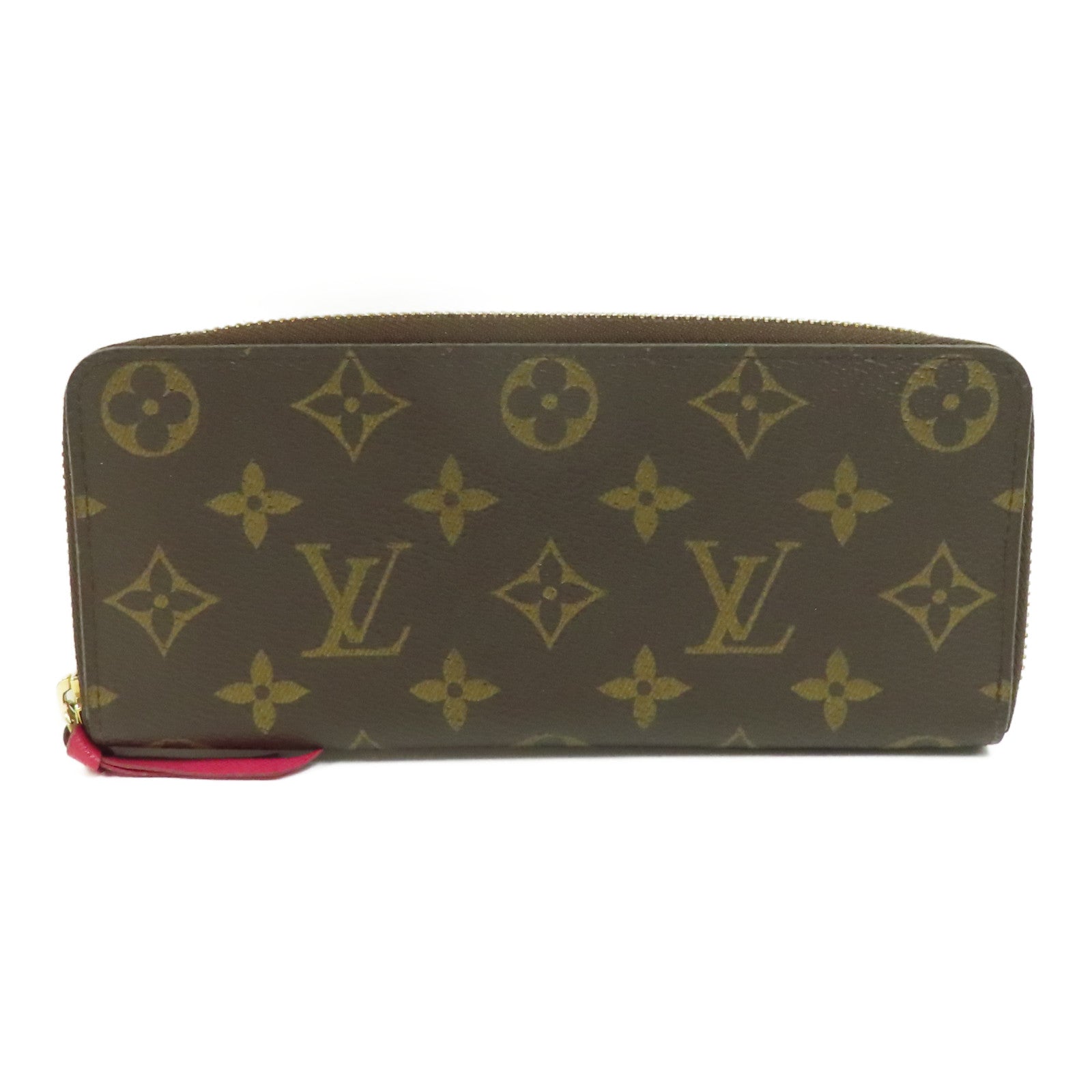 LOUIS VUITTON Monogram Long Wallet金扣長錢包啡色