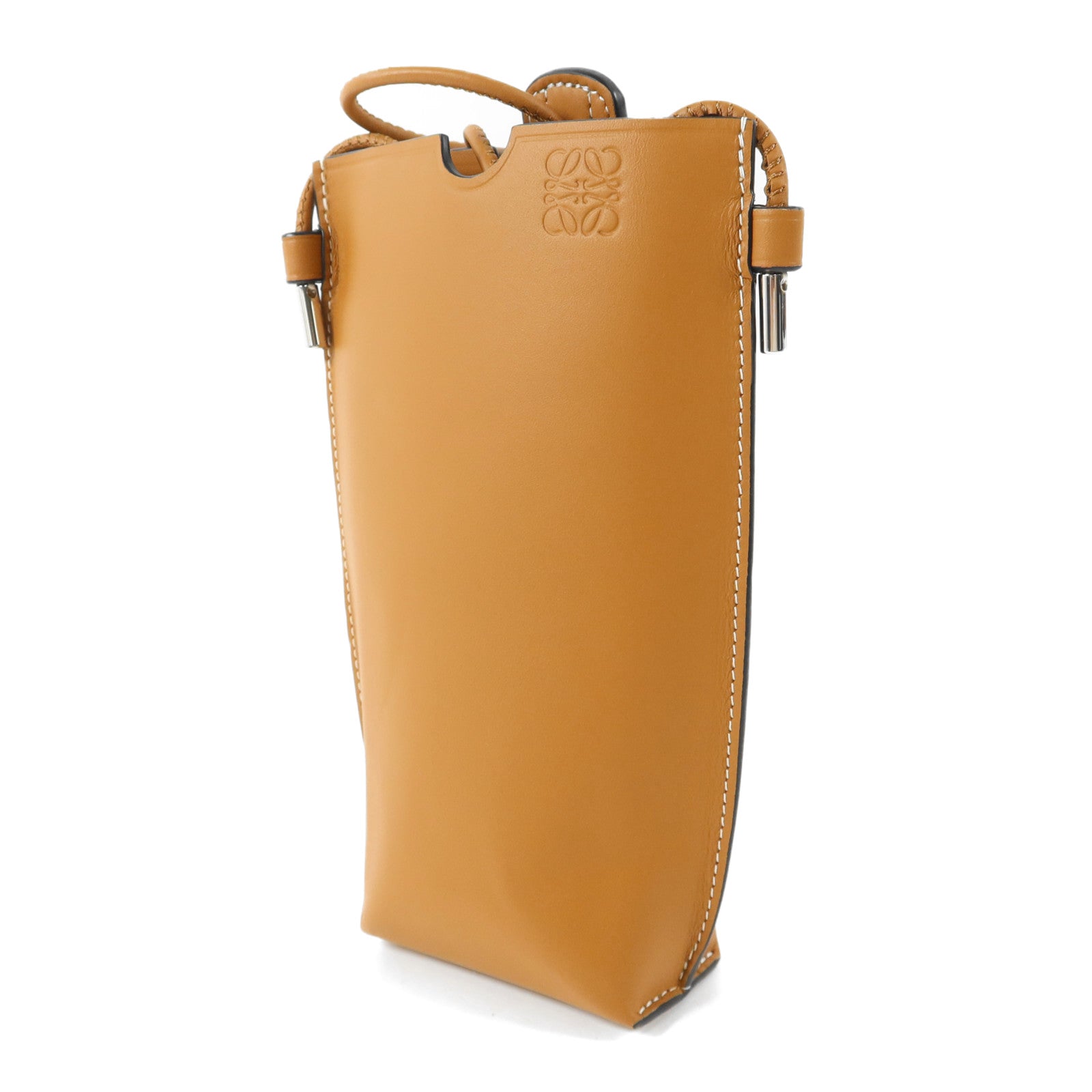 LOEWE 牛皮皮革Gate Pocket Phone Bag手機肩背袋