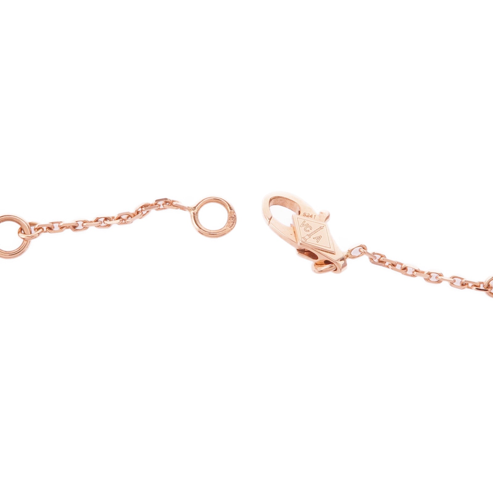 Van Cleef & Arpels 18K玫瑰金Sweet Hearts Pendant紅玉髓項鍊
