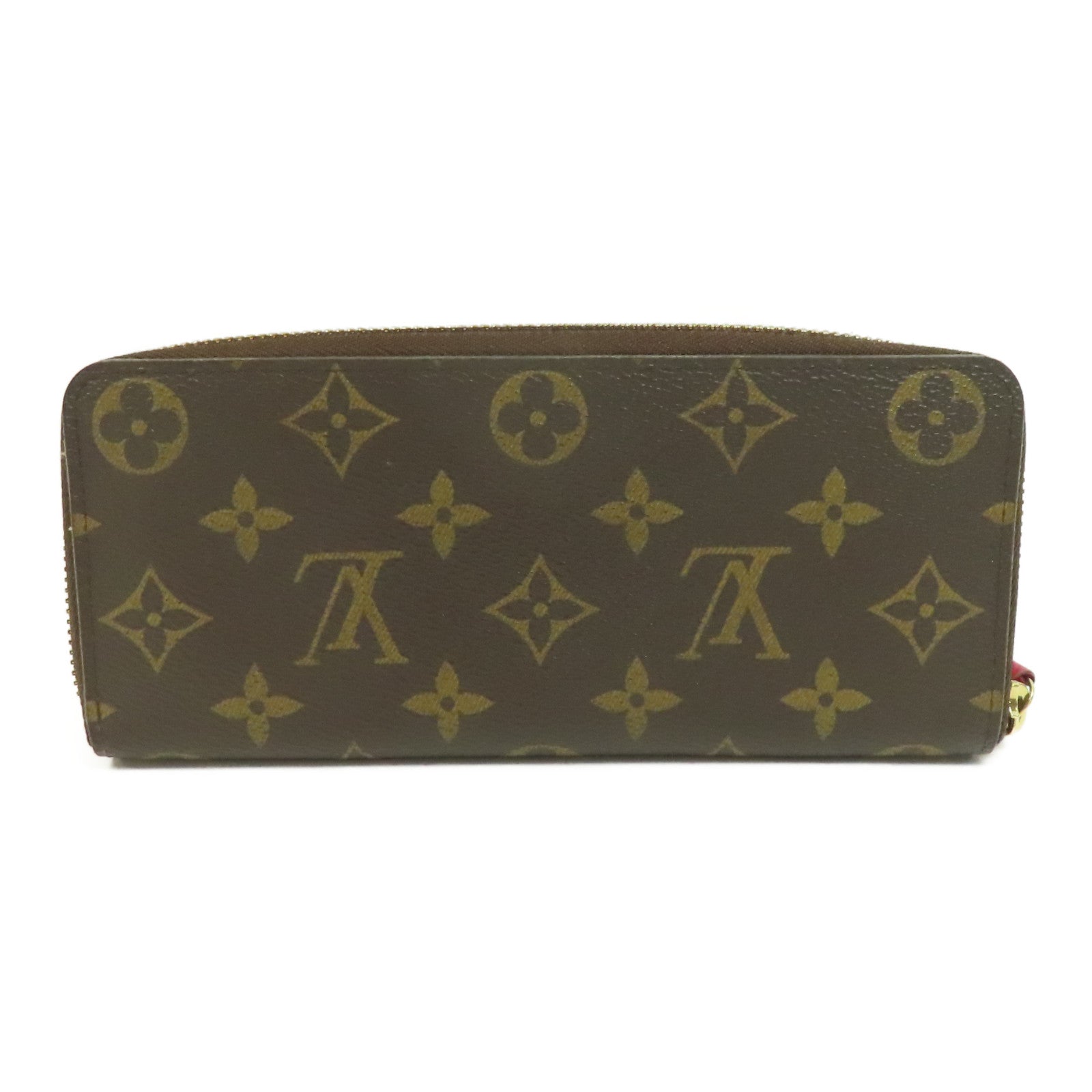 LOUIS VUITTON Monogram Long Wallet金扣長錢包啡色