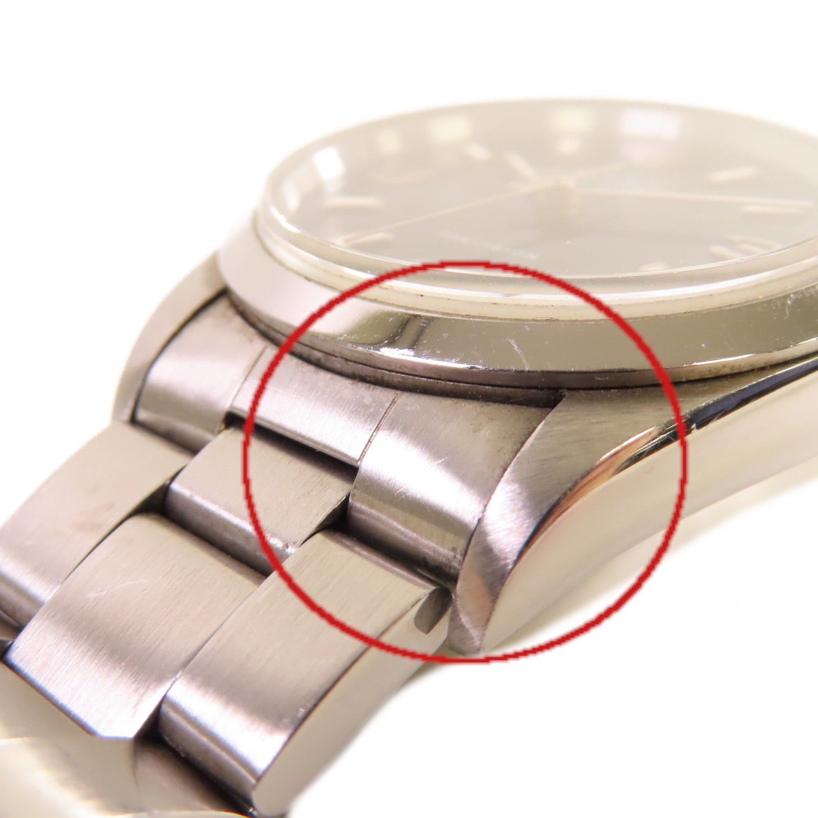ROLEX Air King Watch不鏽鋼自動機芯手錶藍色/銀色