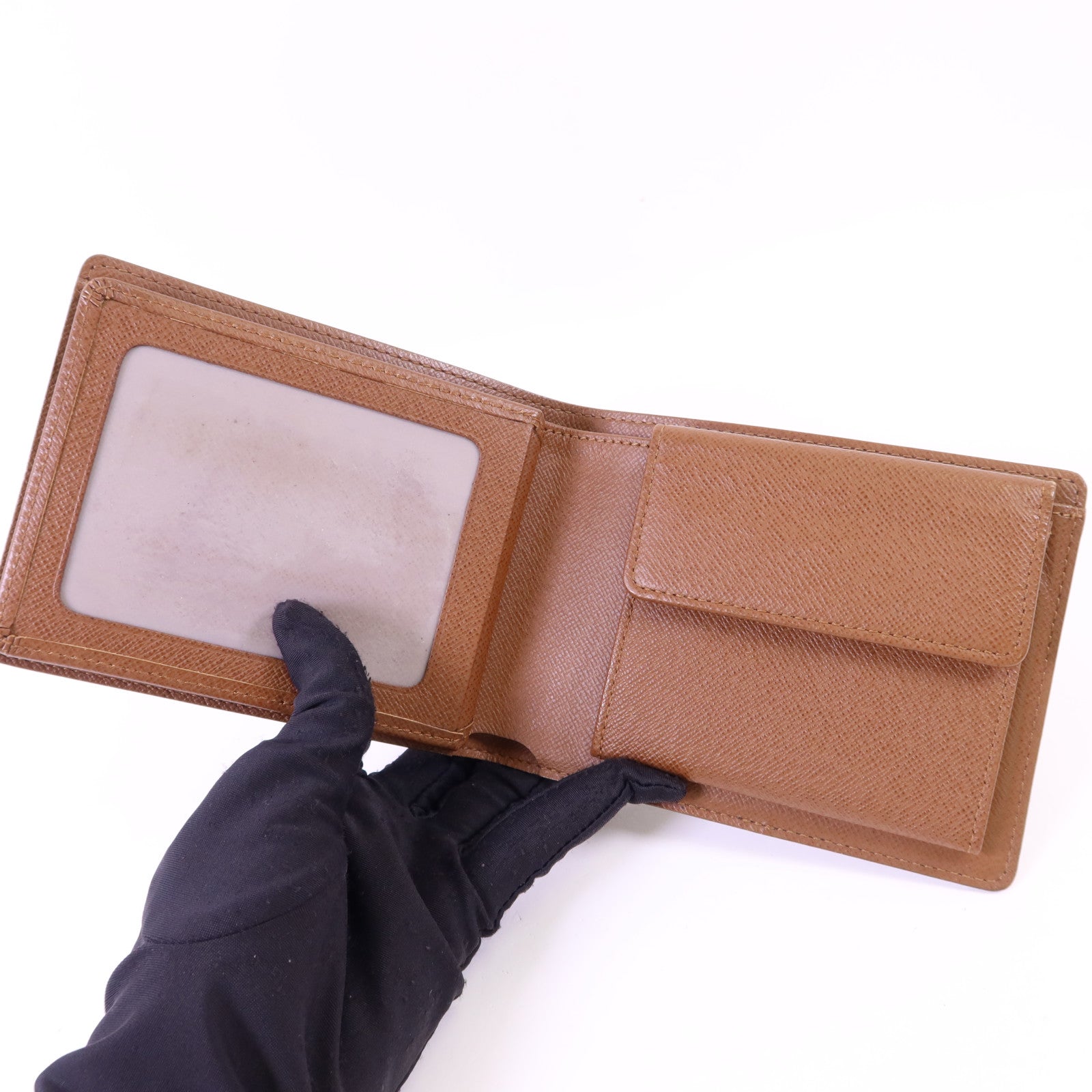 LOUIS VUITTON Monogram Bifold Wallet金扣錢包