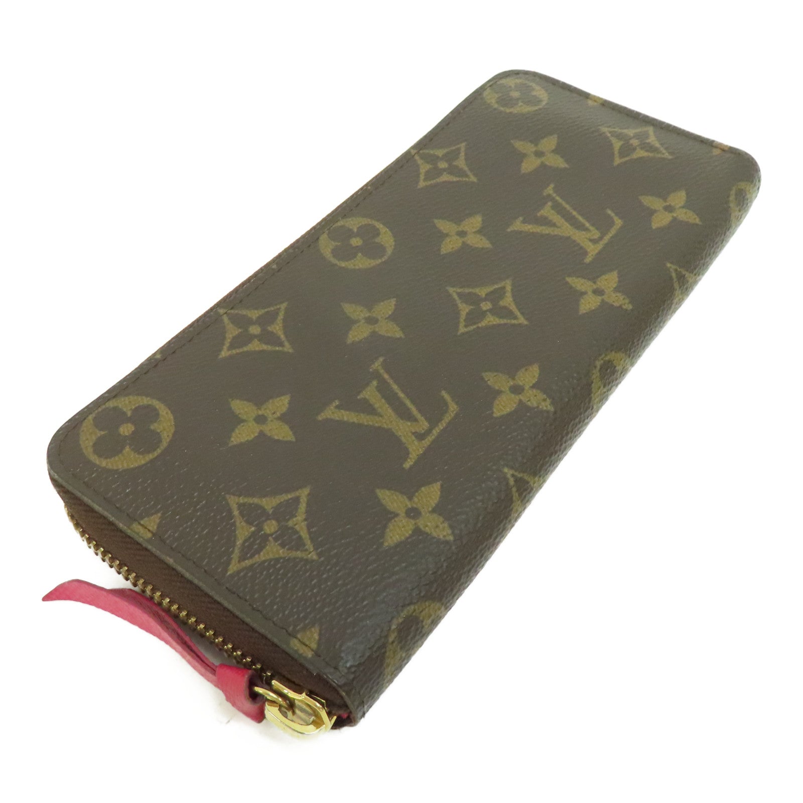 LOUIS VUITTON Monogram Long Wallet金扣長錢包啡色
