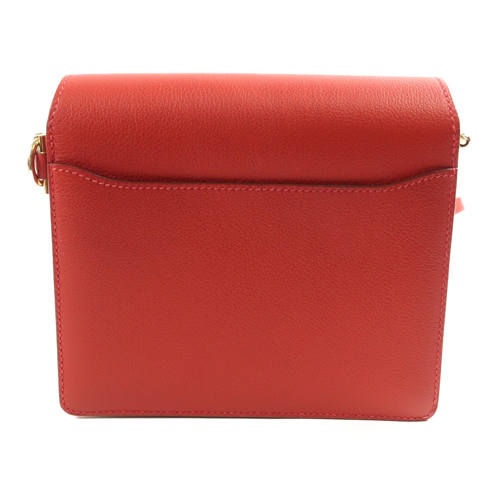 HERMES Evercolor皮革Mini Roulis金扣肩背袋