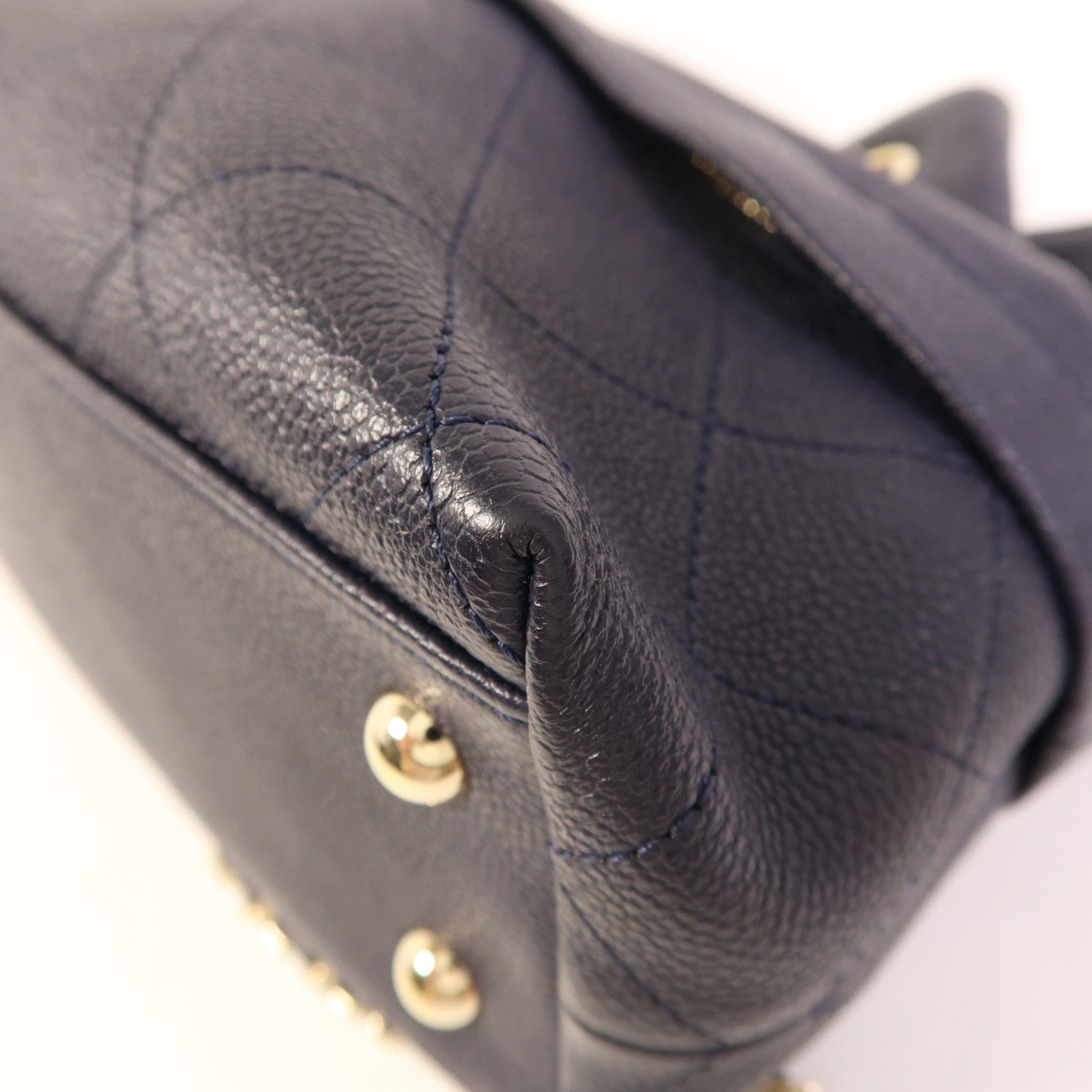 CHANEL 牛皮皮革Chain Shoulder Bag金扣鏈帶肩背袋