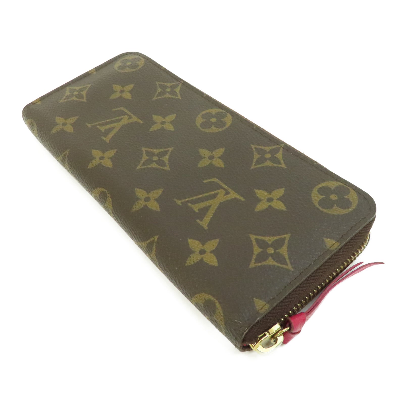 LOUIS VUITTON Monogram Long Wallet金扣長錢包啡色