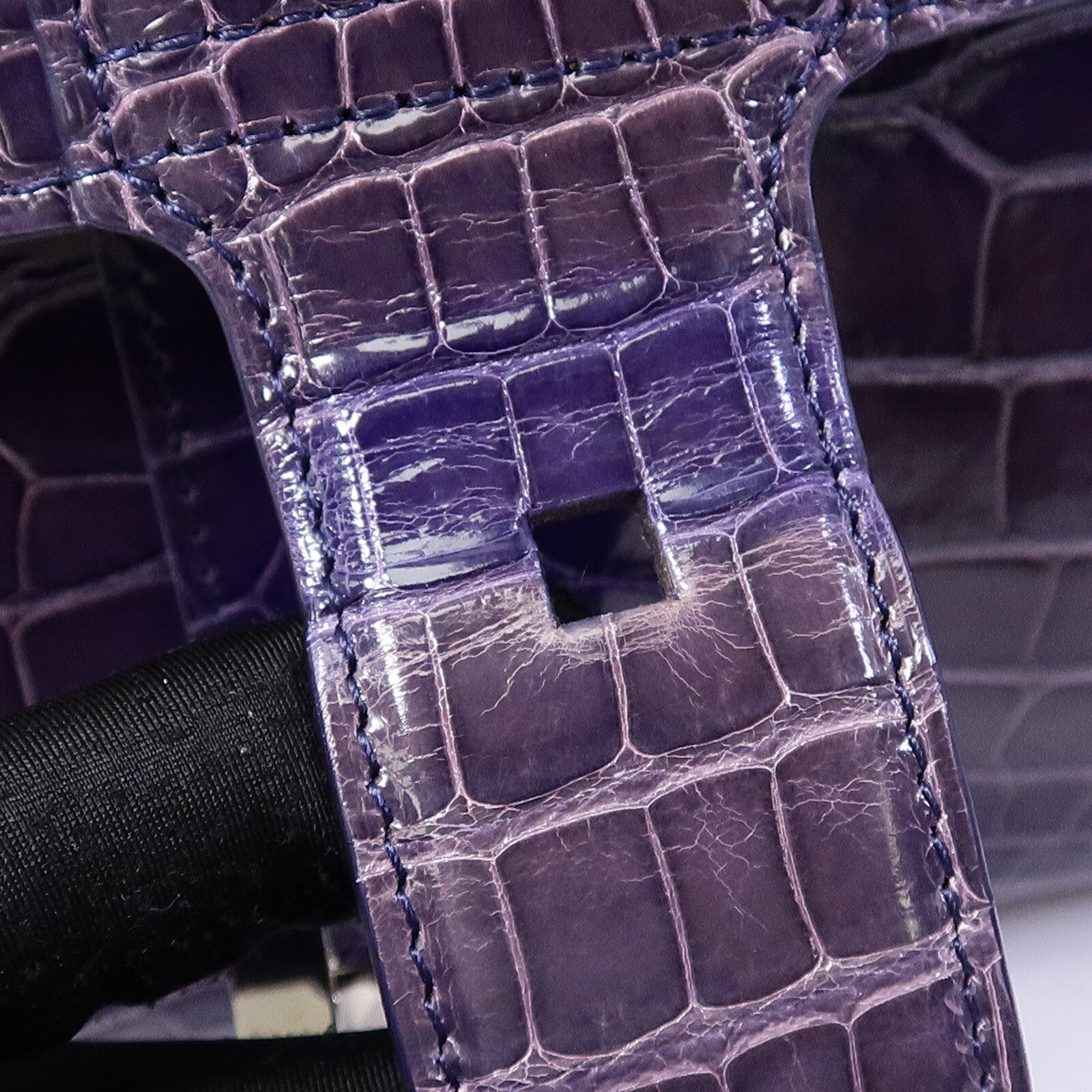 Delvaux 鱷魚皮革Brillant Mini手挽肩背兩用袋