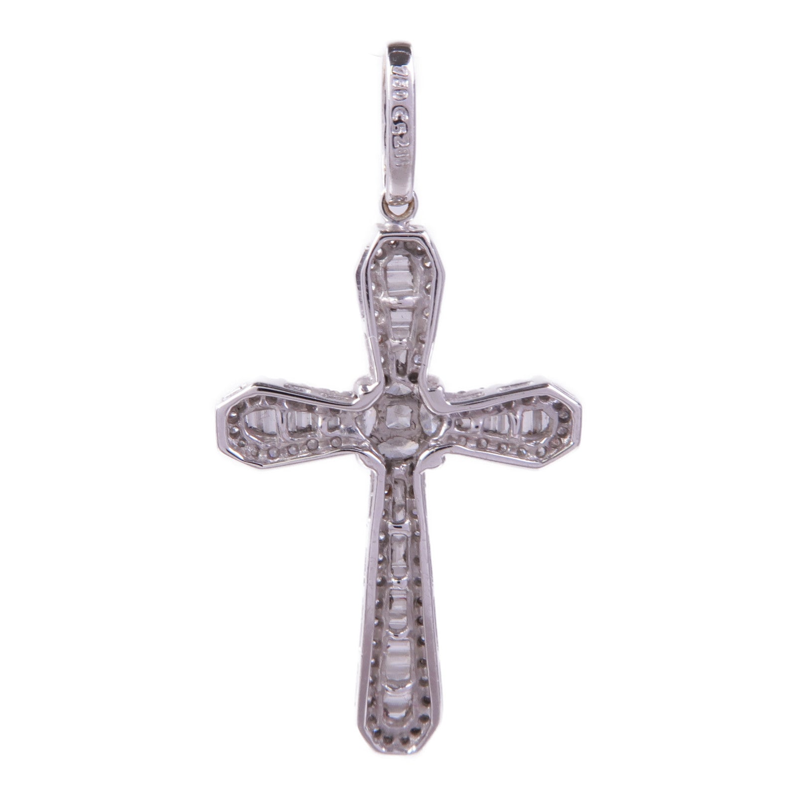 JEWELRY 【激減優惠】18K白金Diamond Pendant Top鑽石吊墜