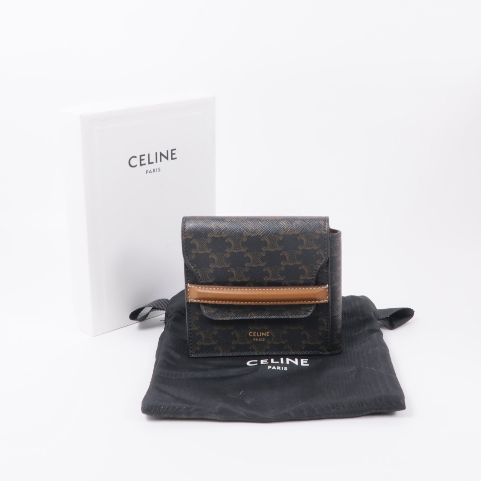 CELINE 塗層帆布Wallet錢包