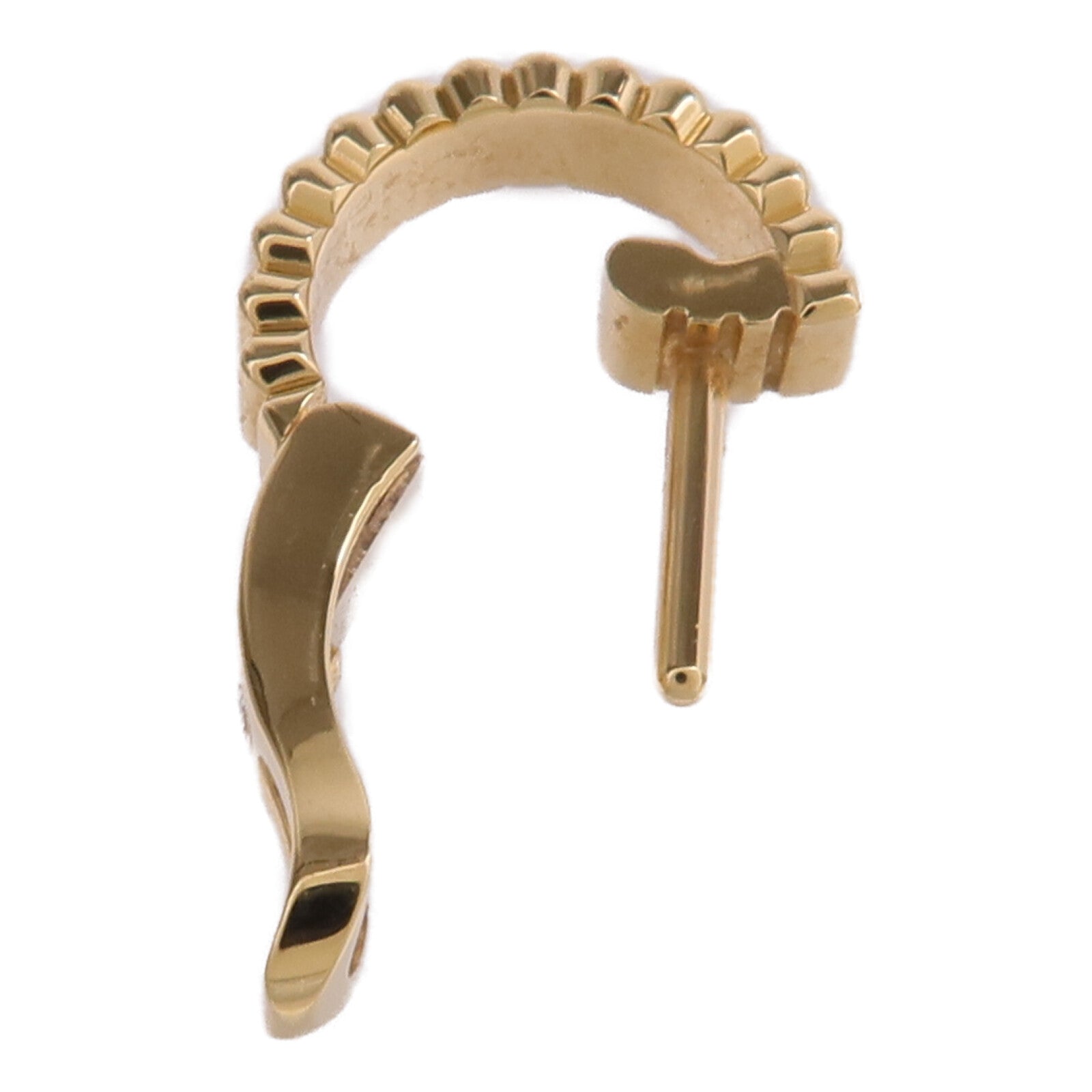 Boucheron 18K黃金Quatre Grosgrain Single Clip Earring耳環