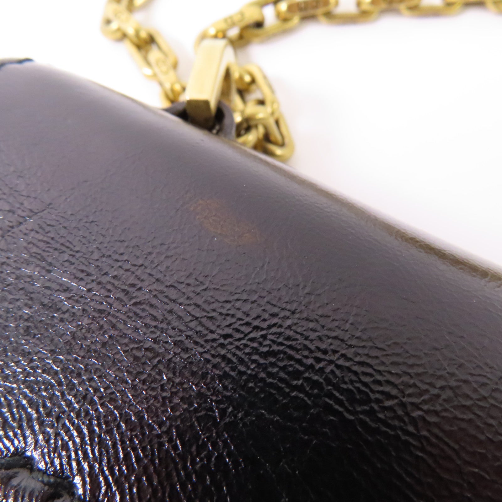 Dior 牛皮皮革J'ADior金扣鏈帶肩背袋