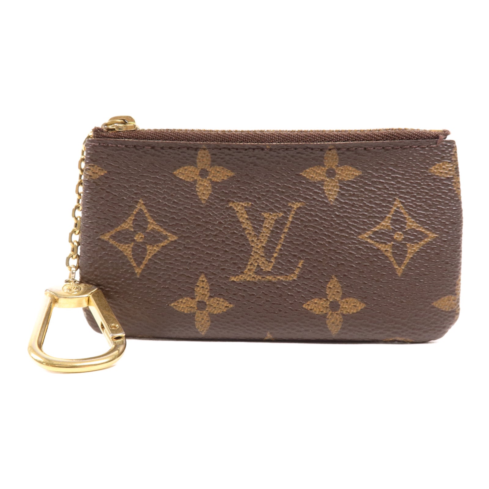LOUIS VUITTON Monogram Key Pouch金扣鎖匙包