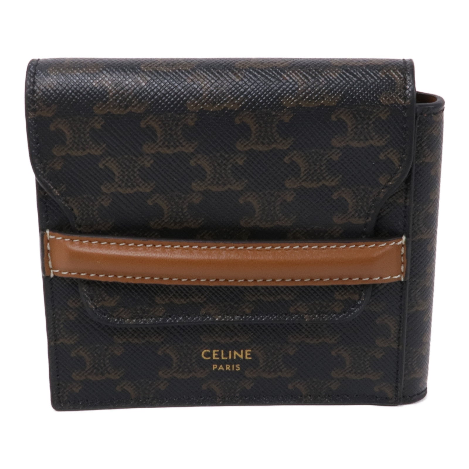 CELINE 塗層帆布Wallet錢包