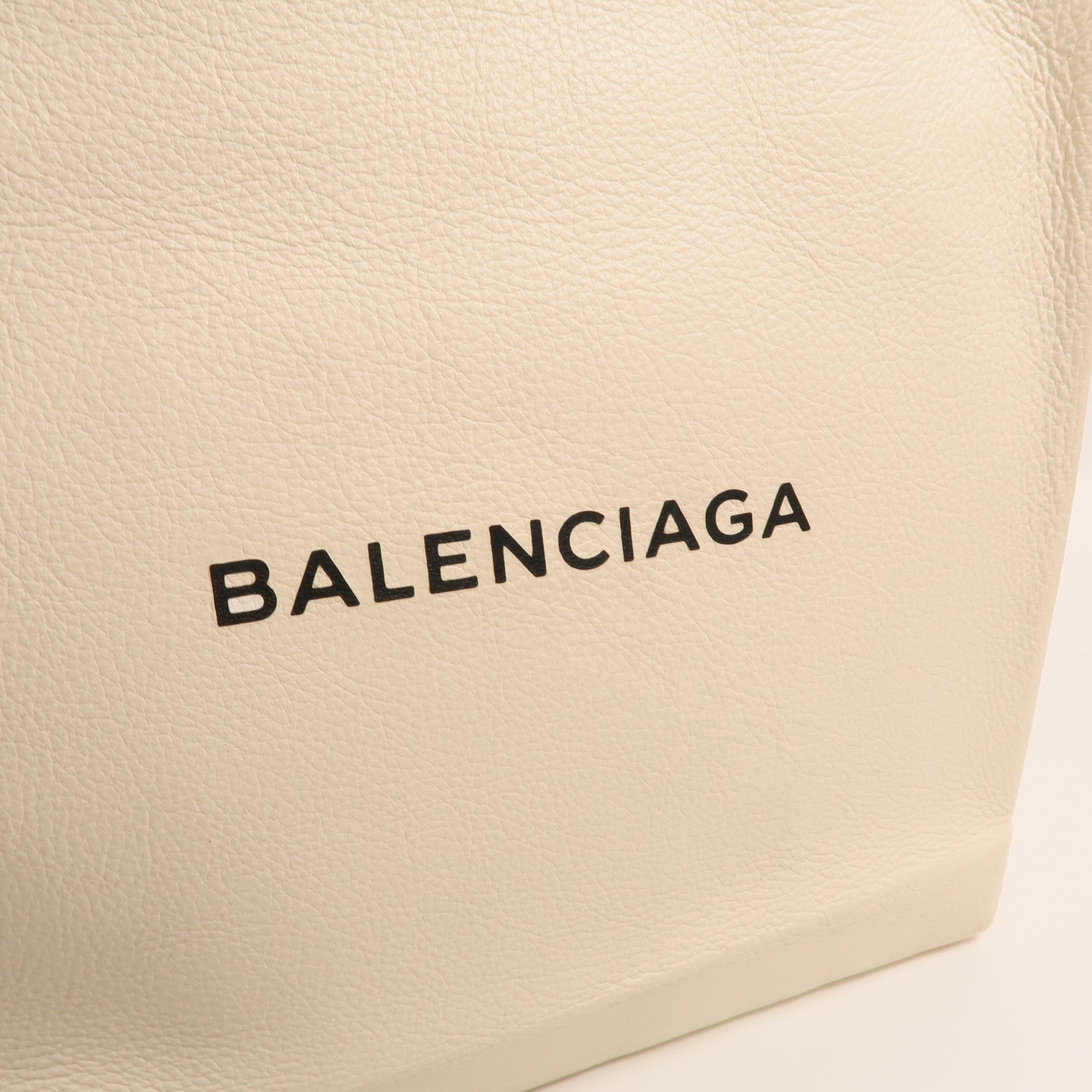 BALENCIAGA 牛皮皮革Tote Bag銀扣肩背袋