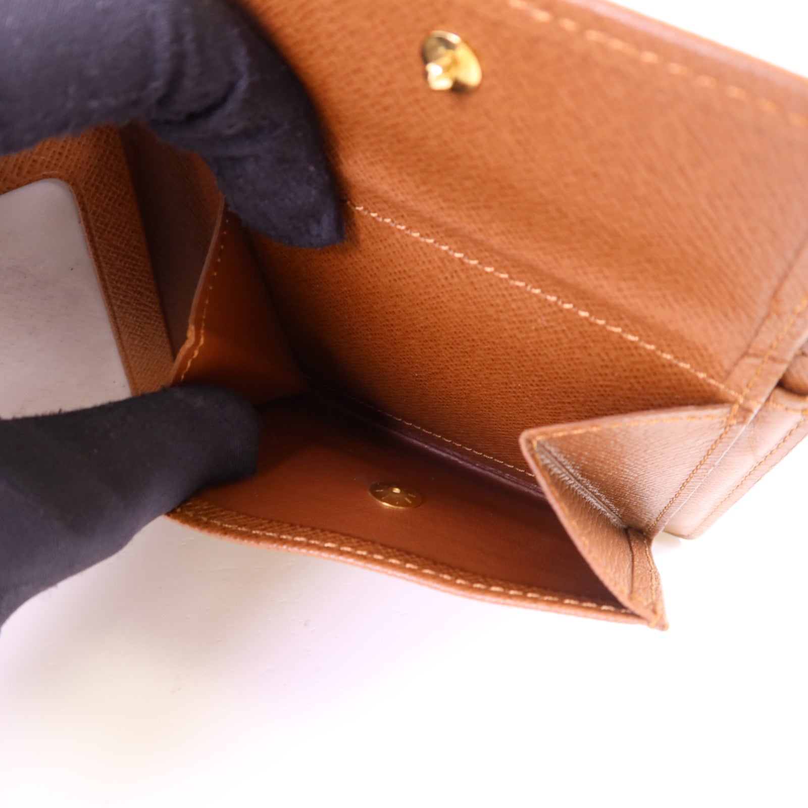 LOUIS VUITTON Monogram Bifold Wallet金扣錢包