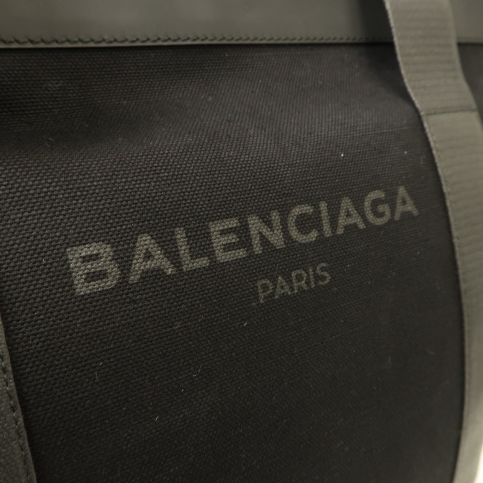 BALENCIAGA 【激減優惠】帆布Tote Bag銀扣手挽袋黒色