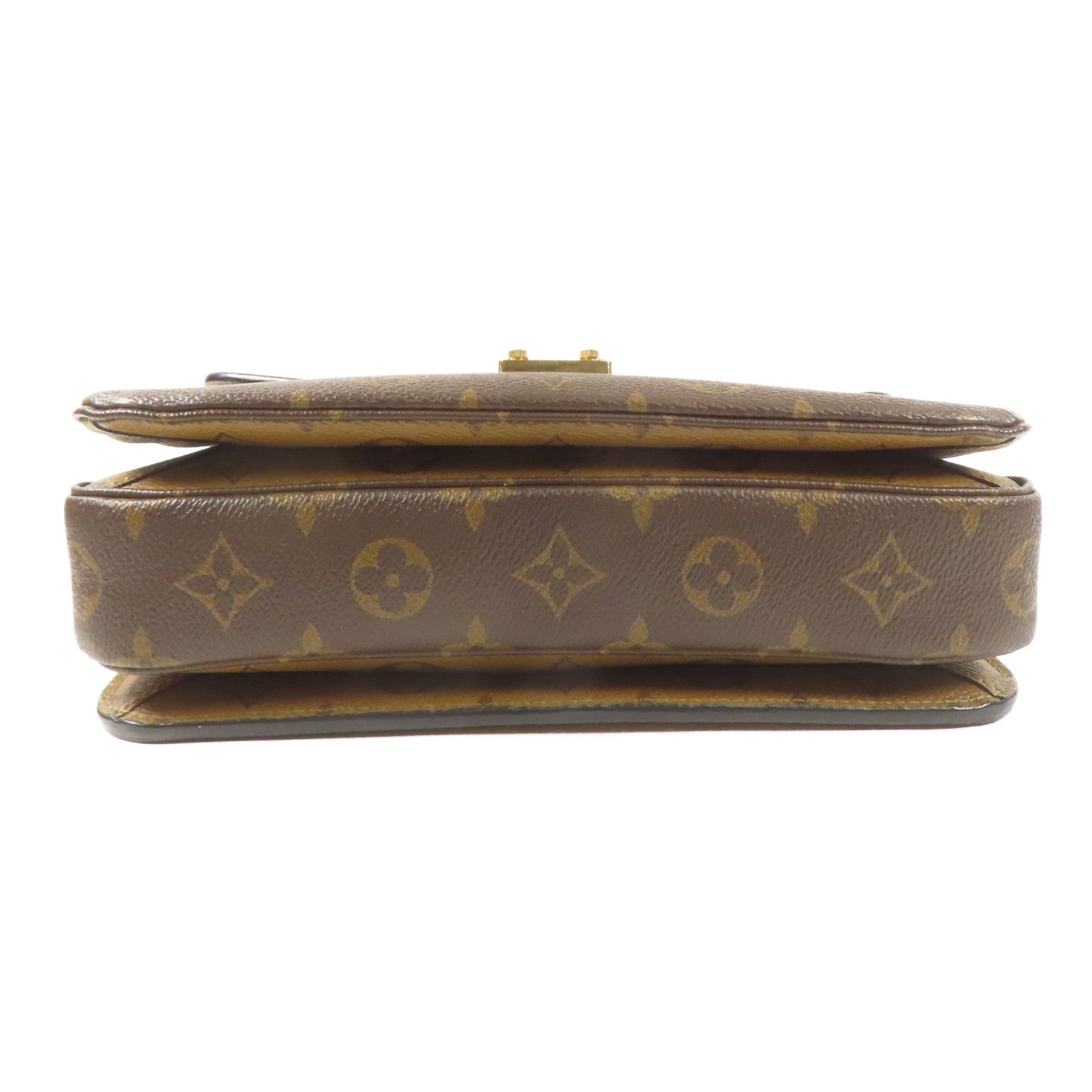 LOUIS VUITTON Monogram Reverse Pochette Metis金扣手挽肩背兩用袋