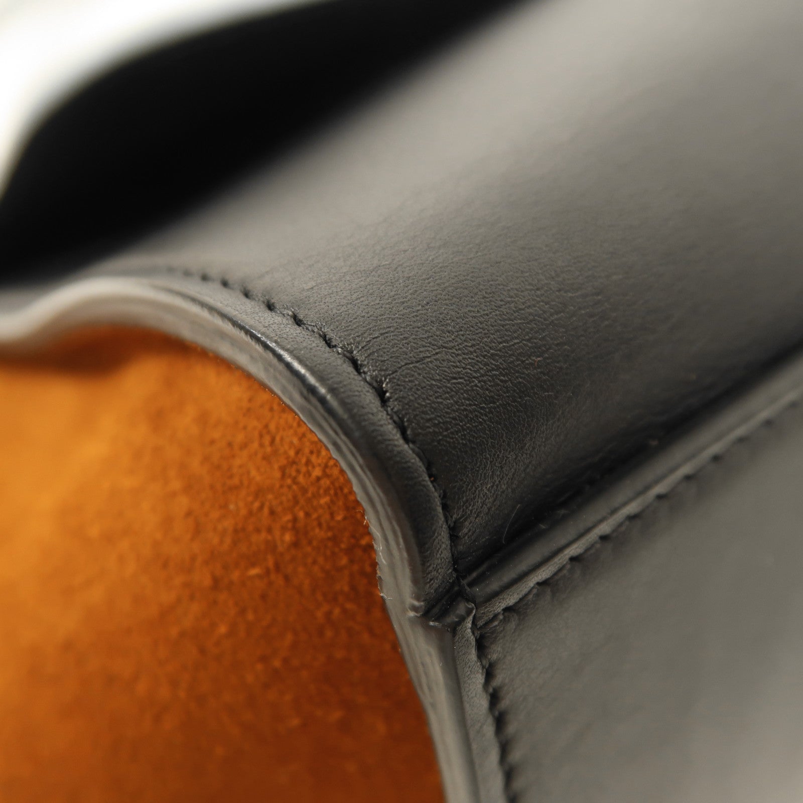 CELINE 牛皮皮革/麂皮皮革Trapeze金扣手挽肩背兩用袋