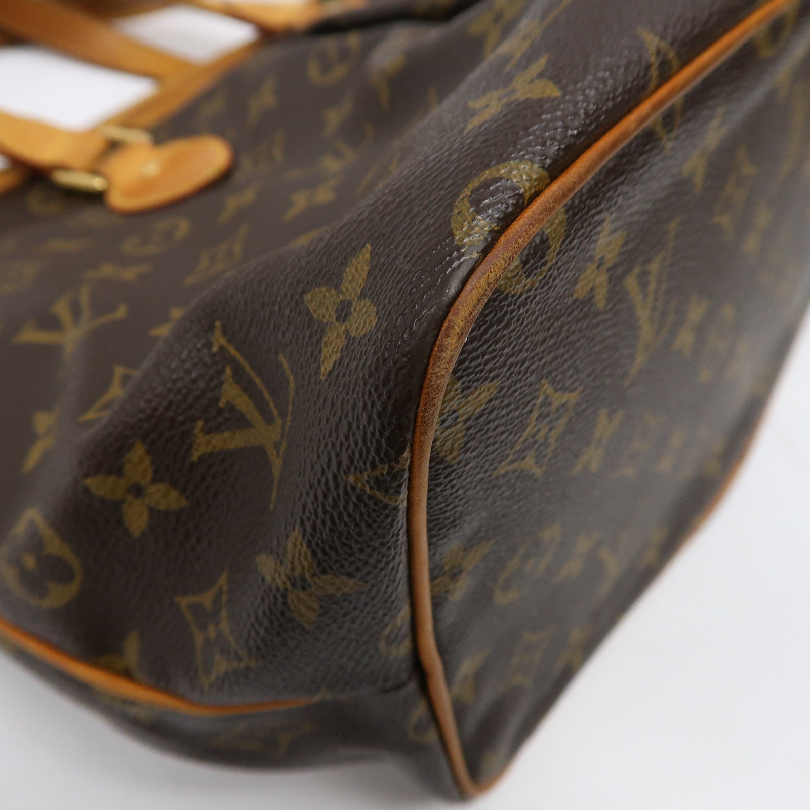 LOUIS VUITTON 【激減優惠】Monogram Palermo PM金扣手挽肩背兩用袋啡色
