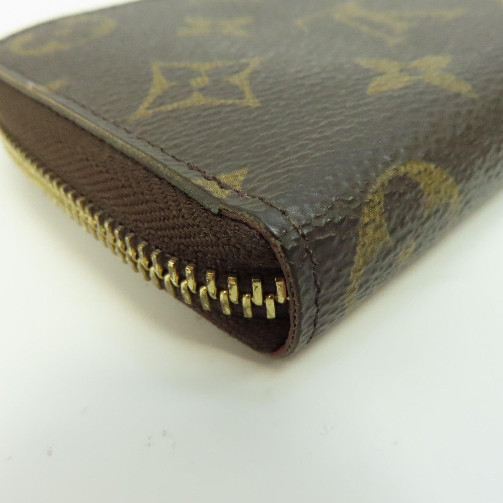 LOUIS VUITTON Monogram Long Wallet金扣長錢包啡色