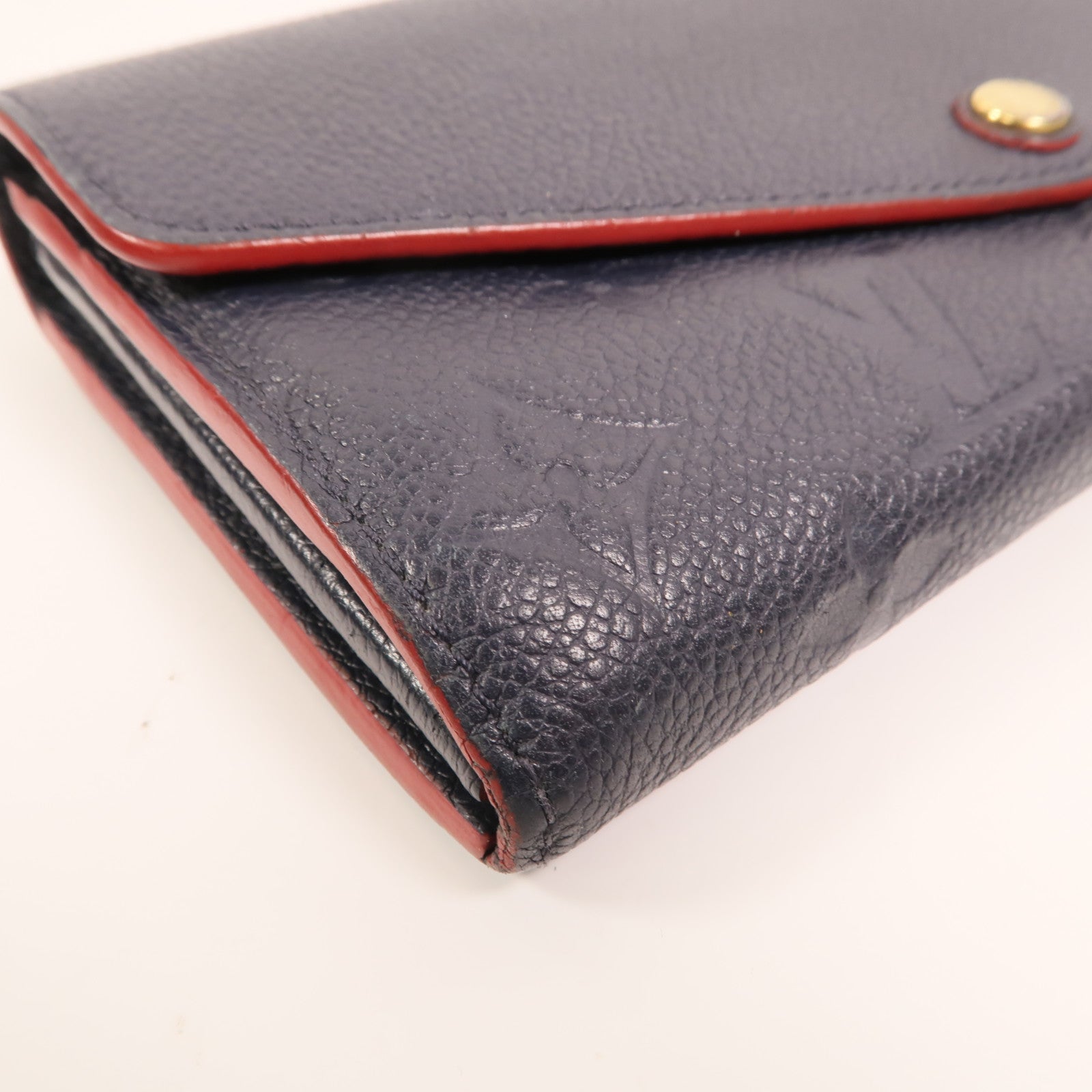 LOUIS VUITTON Monogram Empreinte Sarah金扣長錢包