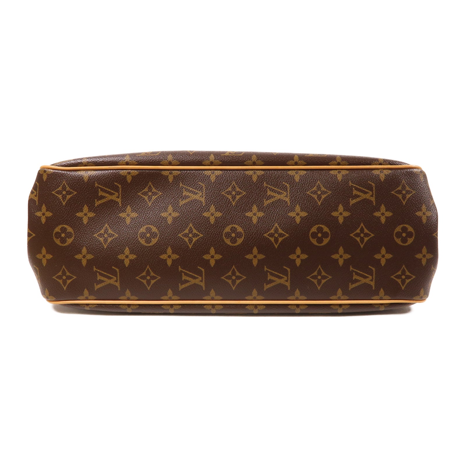 LOUIS VUITTON Monogram Batignolles Horizontal金扣肩背袋棕色