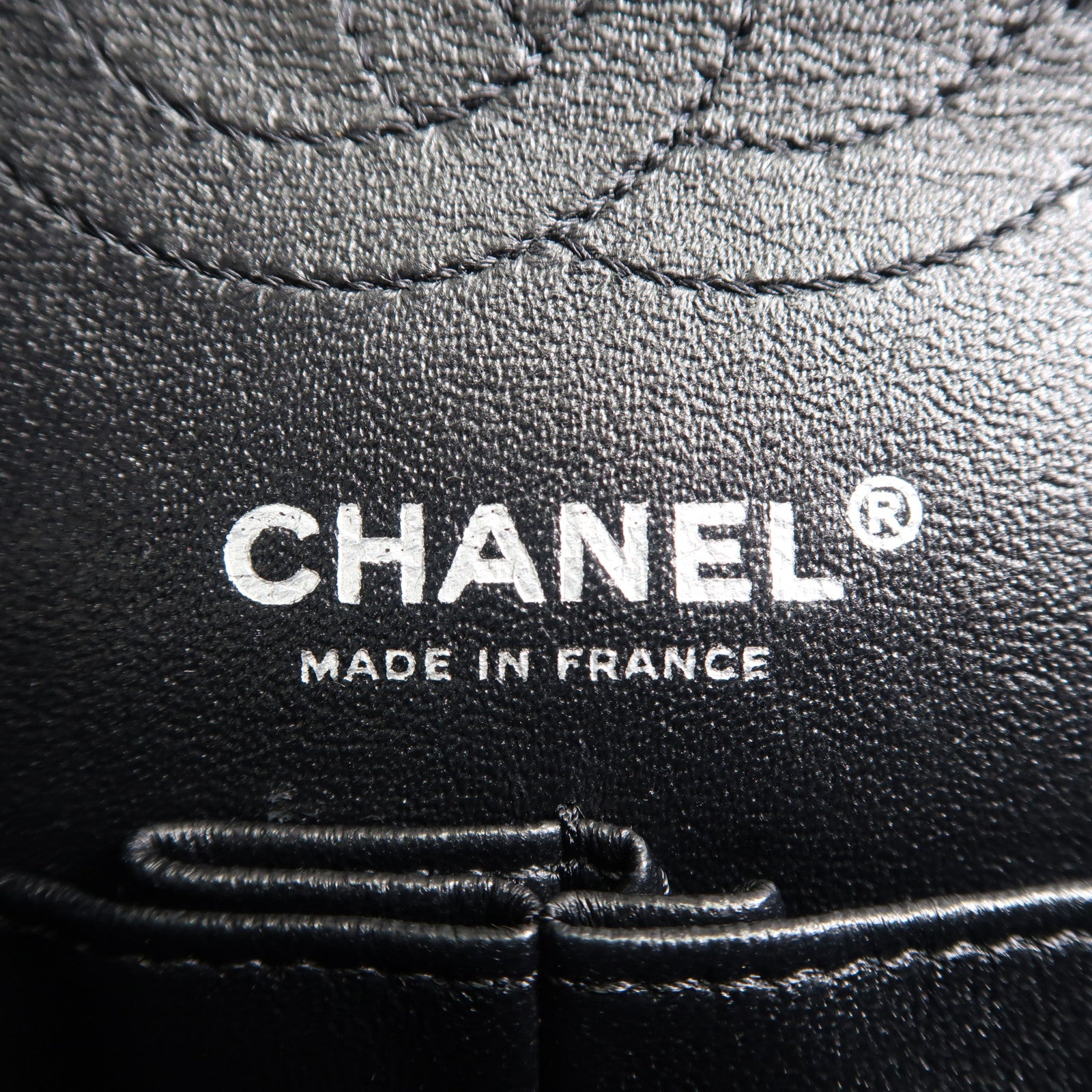 CHANEL 牛皮皮革2.55 Mini銀扣鏈帶肩背袋