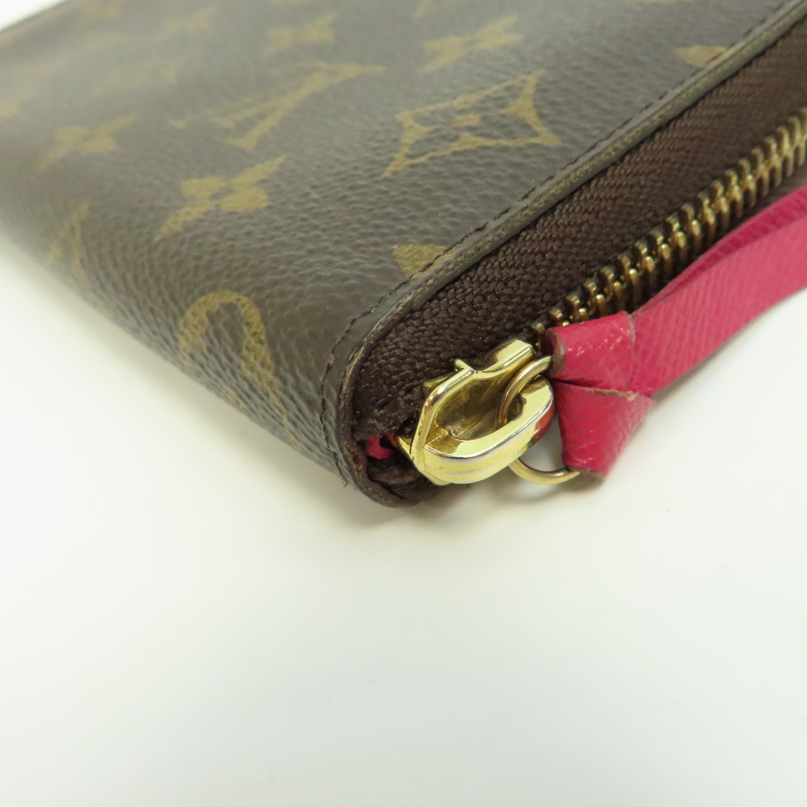 LOUIS VUITTON Monogram Long Wallet金扣長錢包啡色