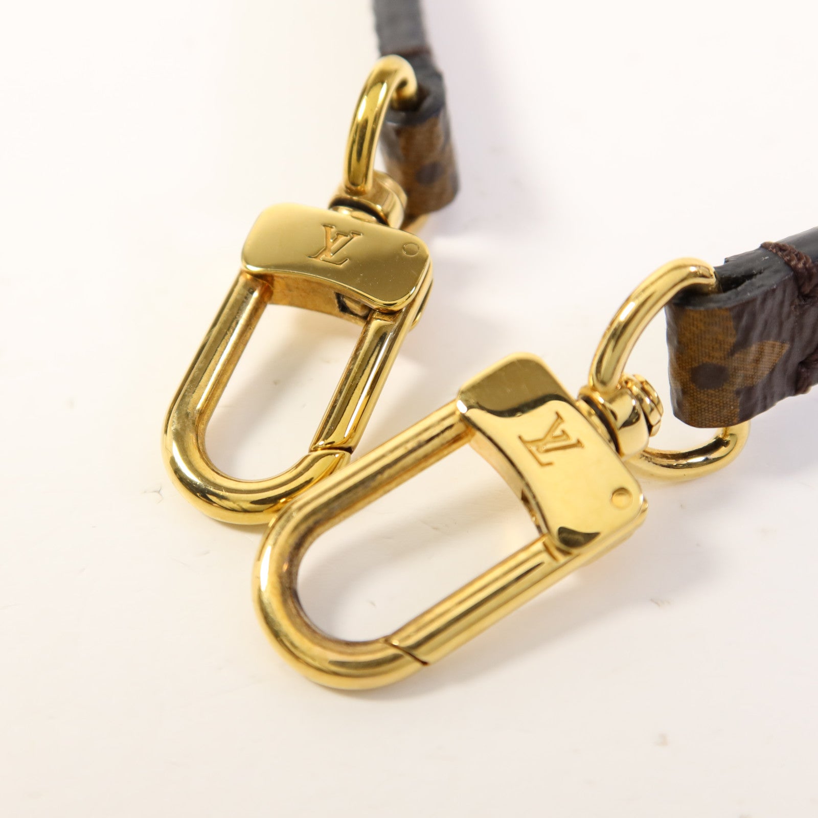 LOUIS VUITTON Monogram Reverse Petite Malle金扣肩背袋