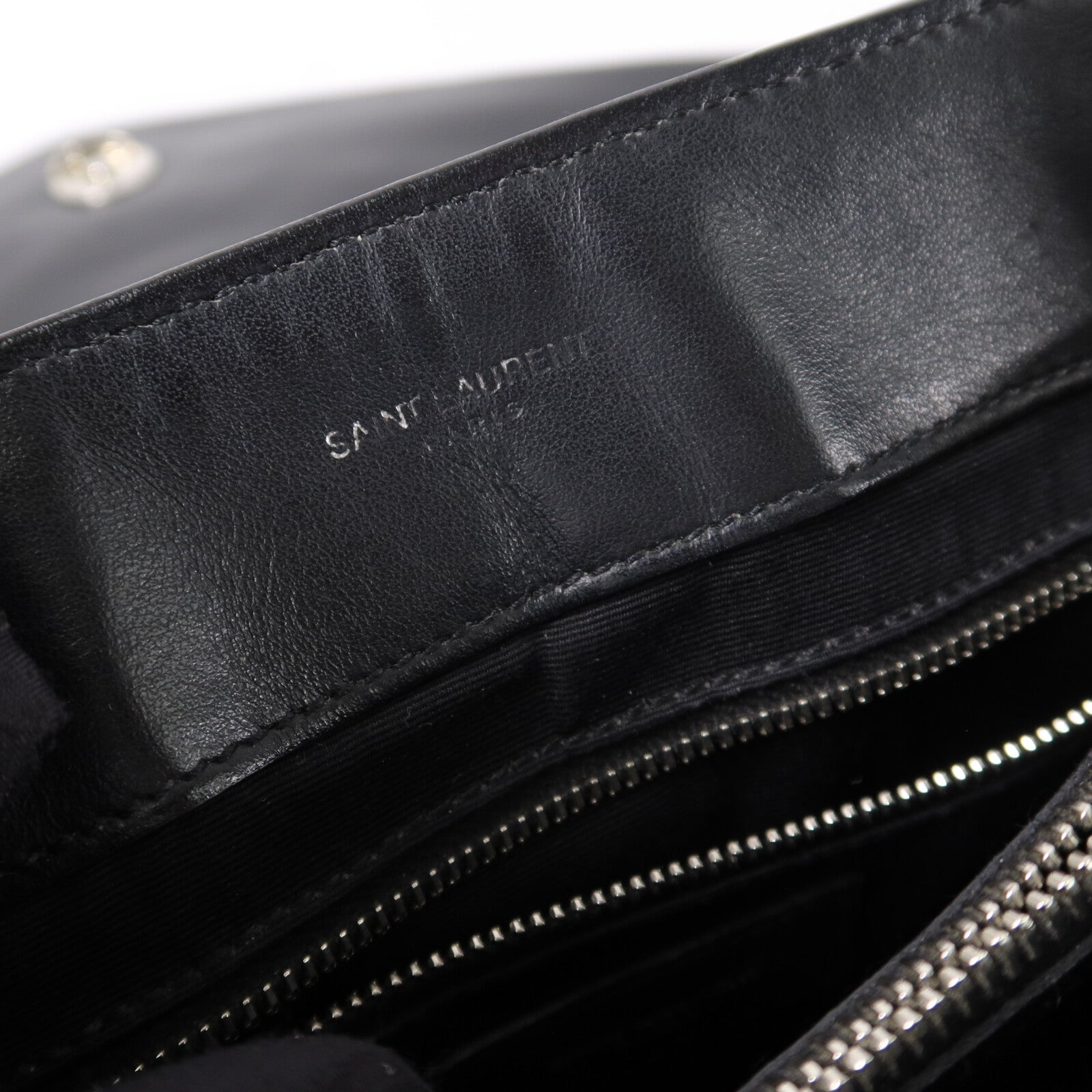 SAINT LAURENT 牛皮皮革Loulou鏈帶肩背袋