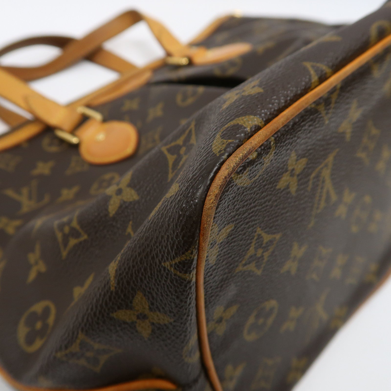LOUIS VUITTON 【激減優惠】Monogram Palermo PM金扣手挽肩背兩用袋啡色
