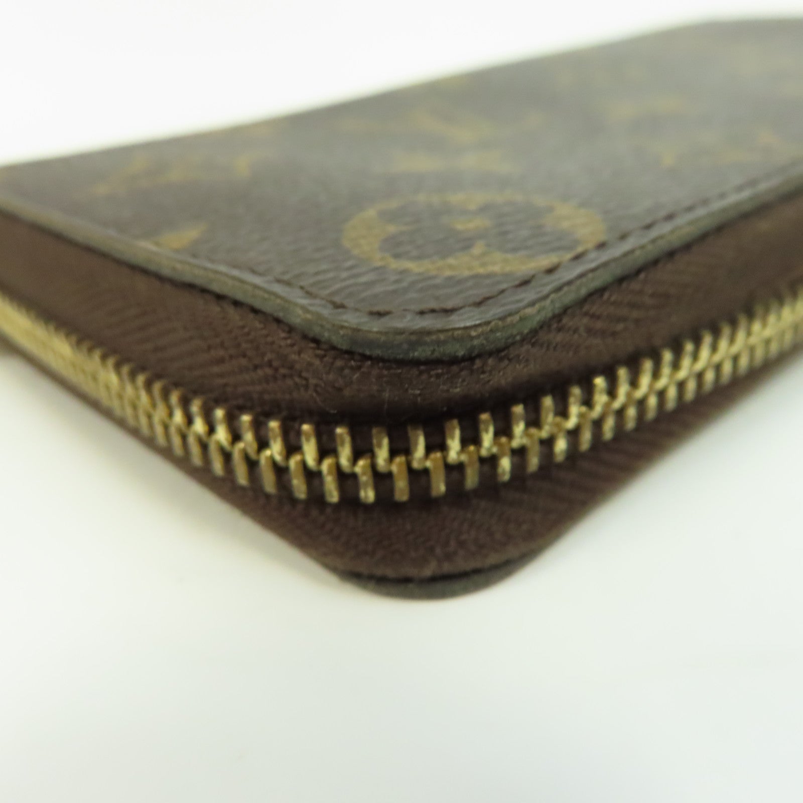 LOUIS VUITTON Monogram Long Wallet金扣長錢包啡色