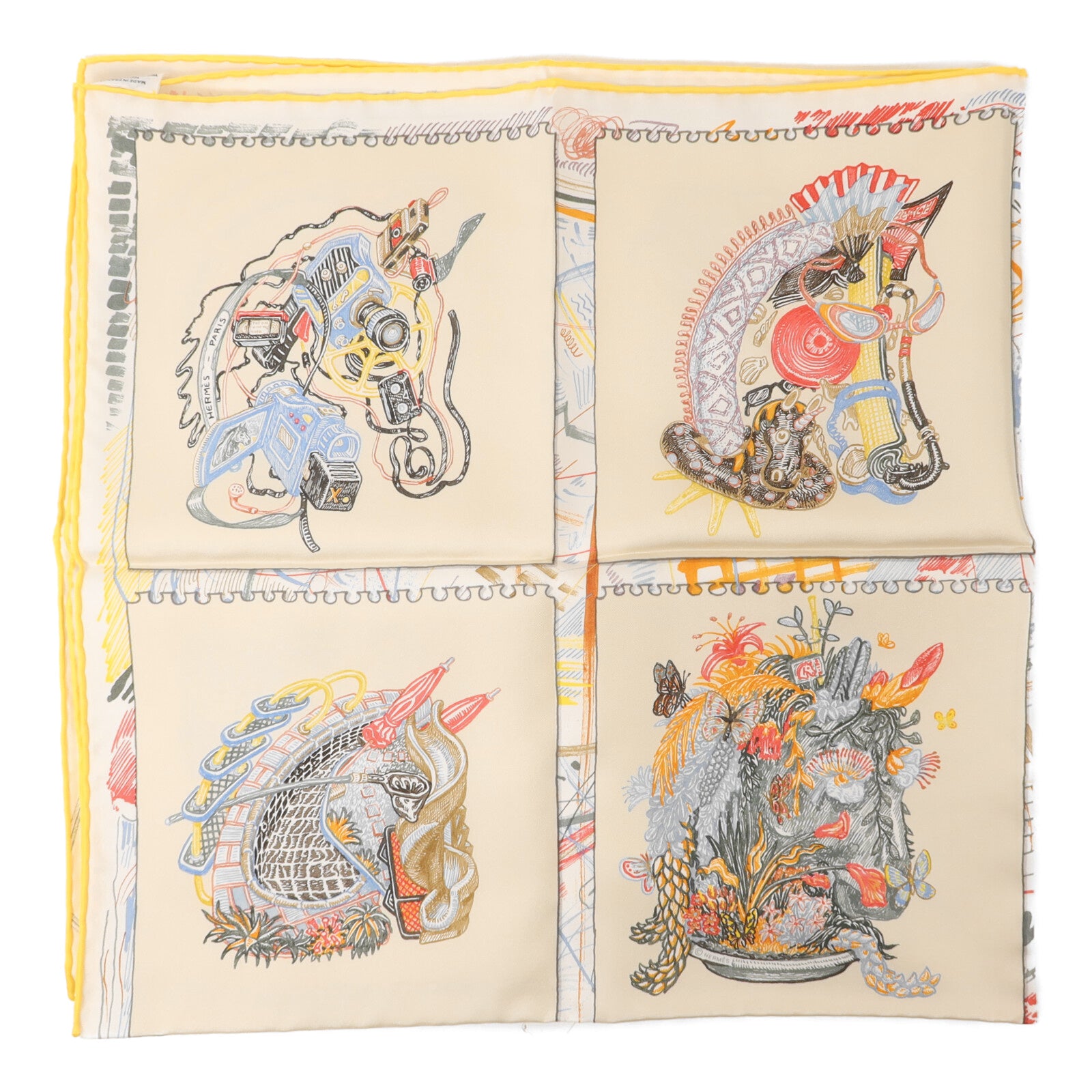 HERMES 絲質Scarf絲巾